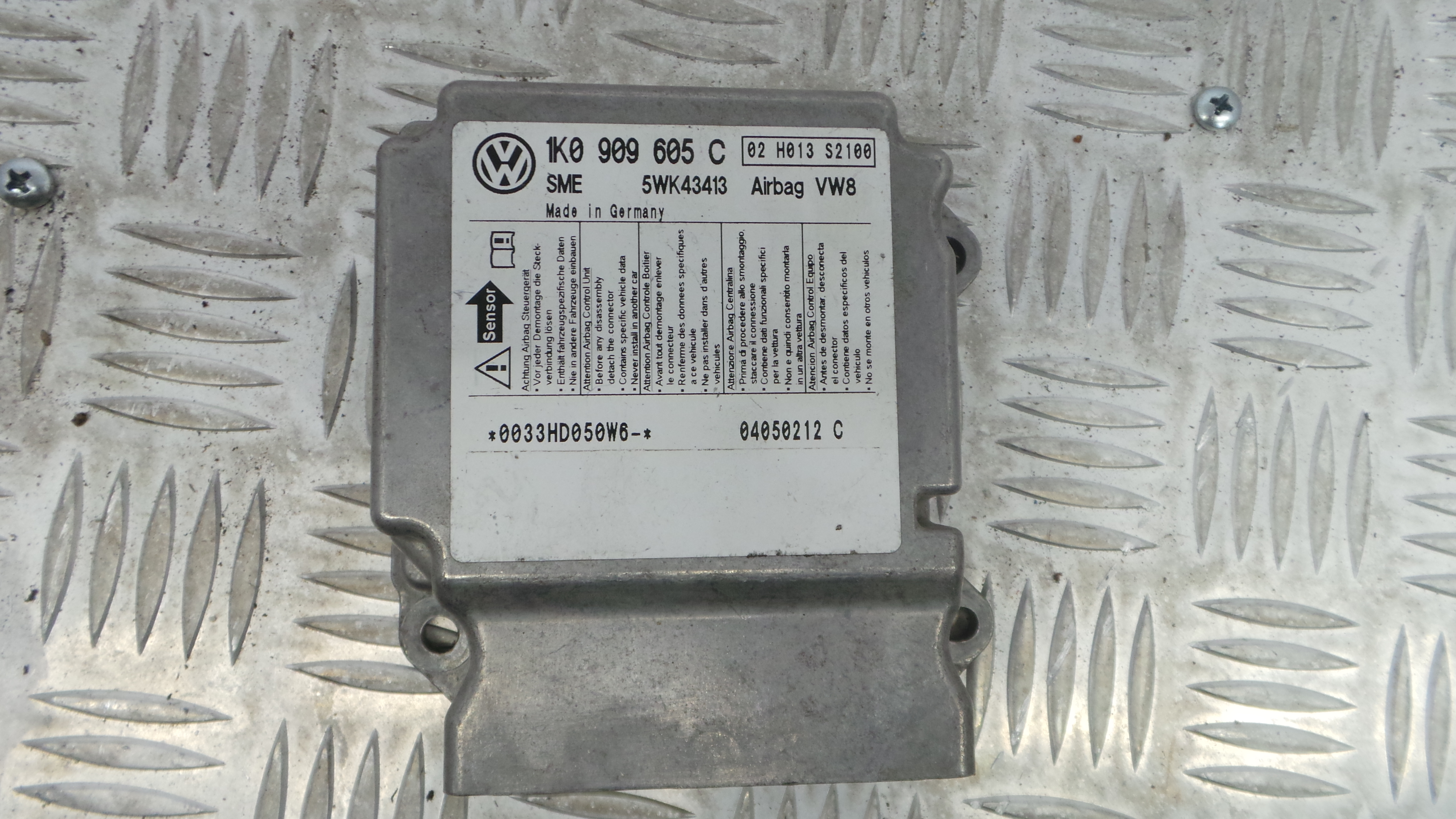 Centralina de Airbags 1K0909605C - VW GOLF V (1K1)-33128414