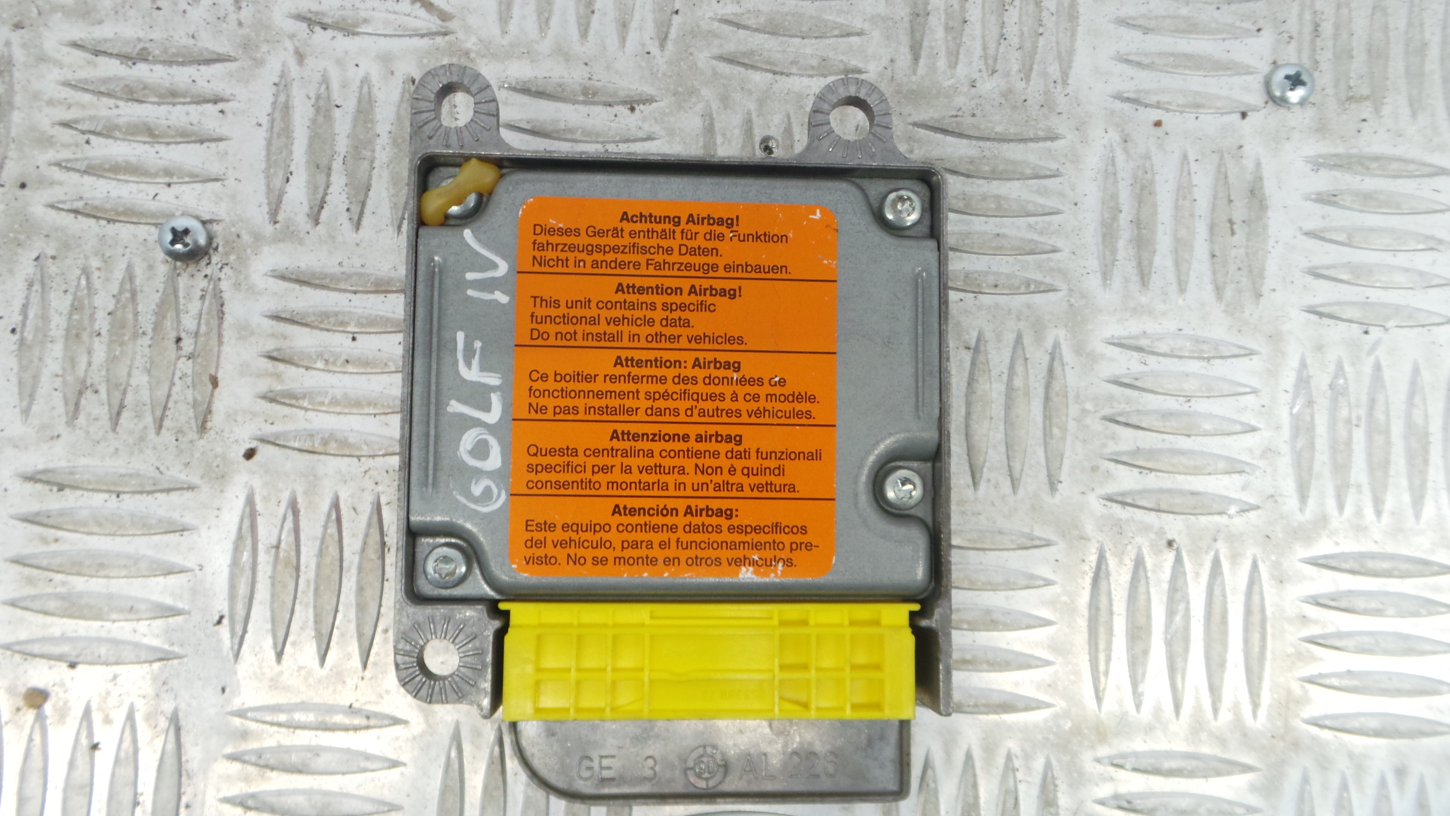 Centralina de Airbags 6Q0909605A - VW GOLF IV (1J1), GOLF Mk IV (1J1)-33128416 Centralina de Airbags 6Q0909605A - VW GOLF IV (1J1), GOLF Mk IV (1J1)-33128416