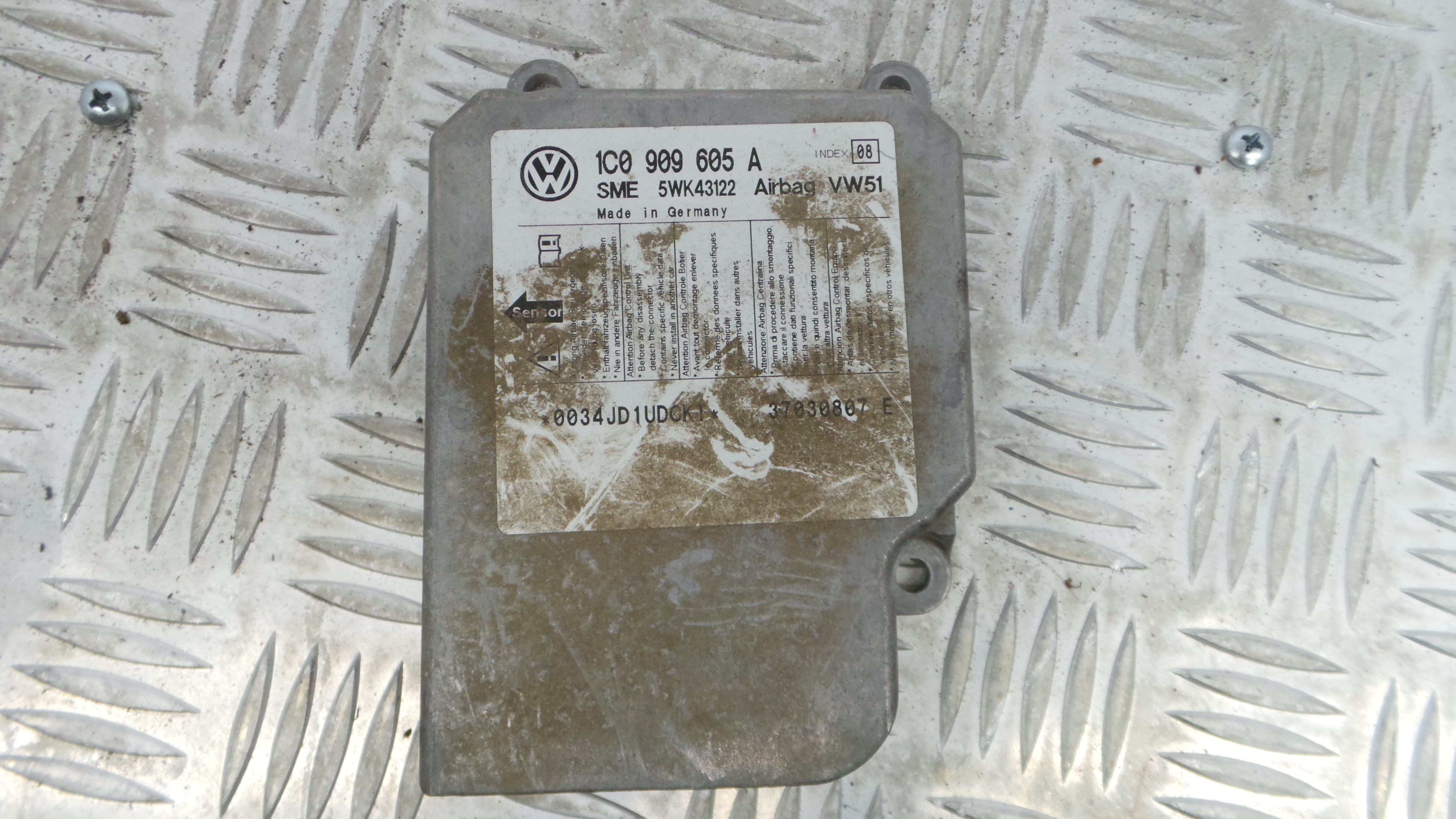 Centralina de Airbags 1C0909605A - VW GOLF IV (1J1), GOLF Mk IV (1J1)-33128672