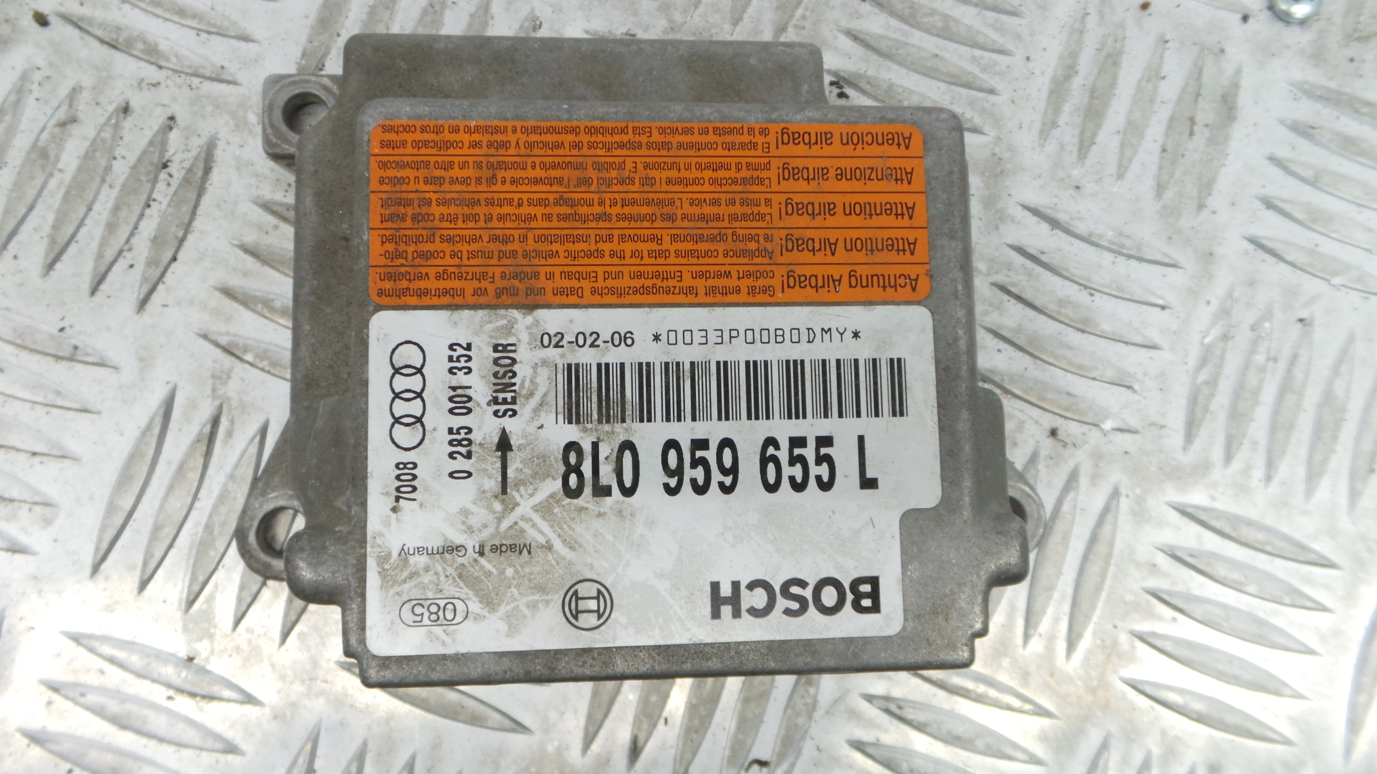 Centralina de Airbags 8L0959655L - AUDI A3 (8L1)-33128877
