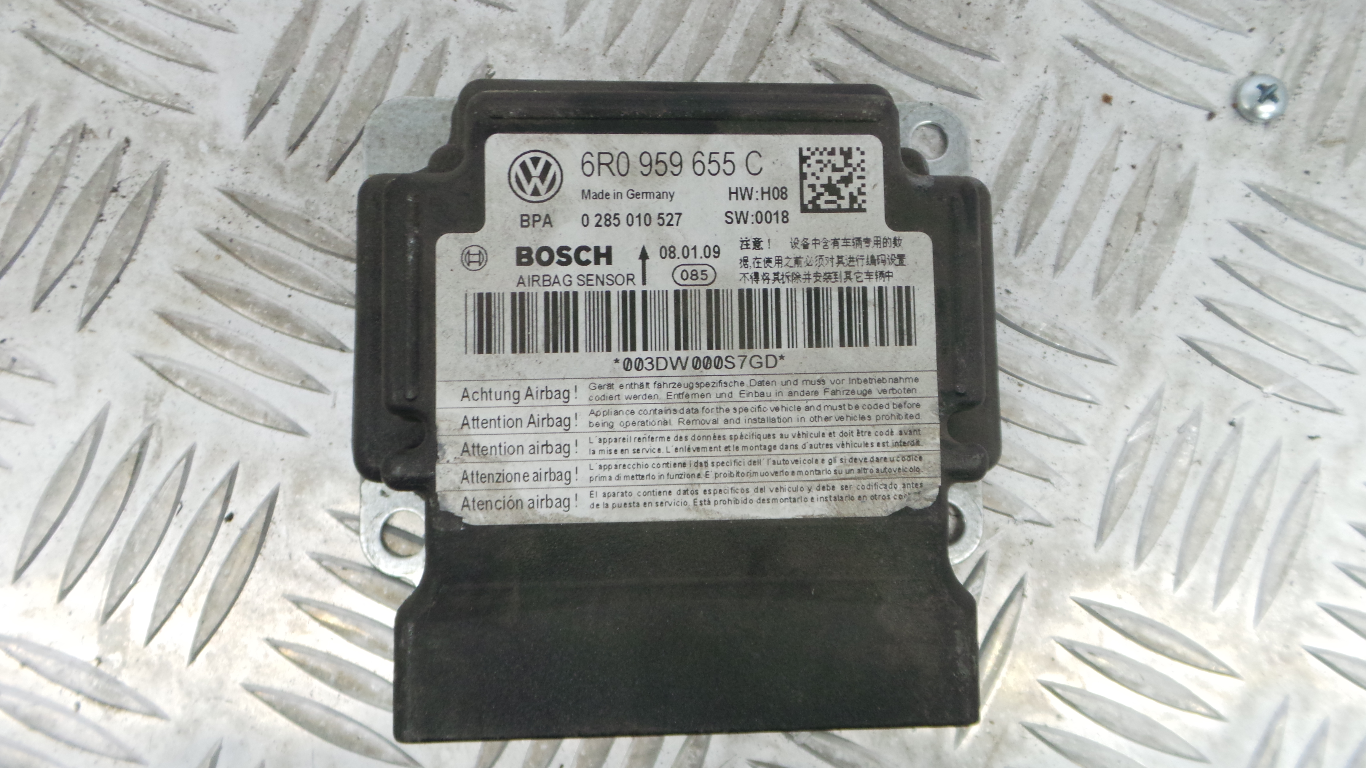 Centralina de Airbags 6R0959655C - SEAT IBIZA IV (6J5, 6P1), IBIZA Mk IV (6J5, 6P1)-33128949