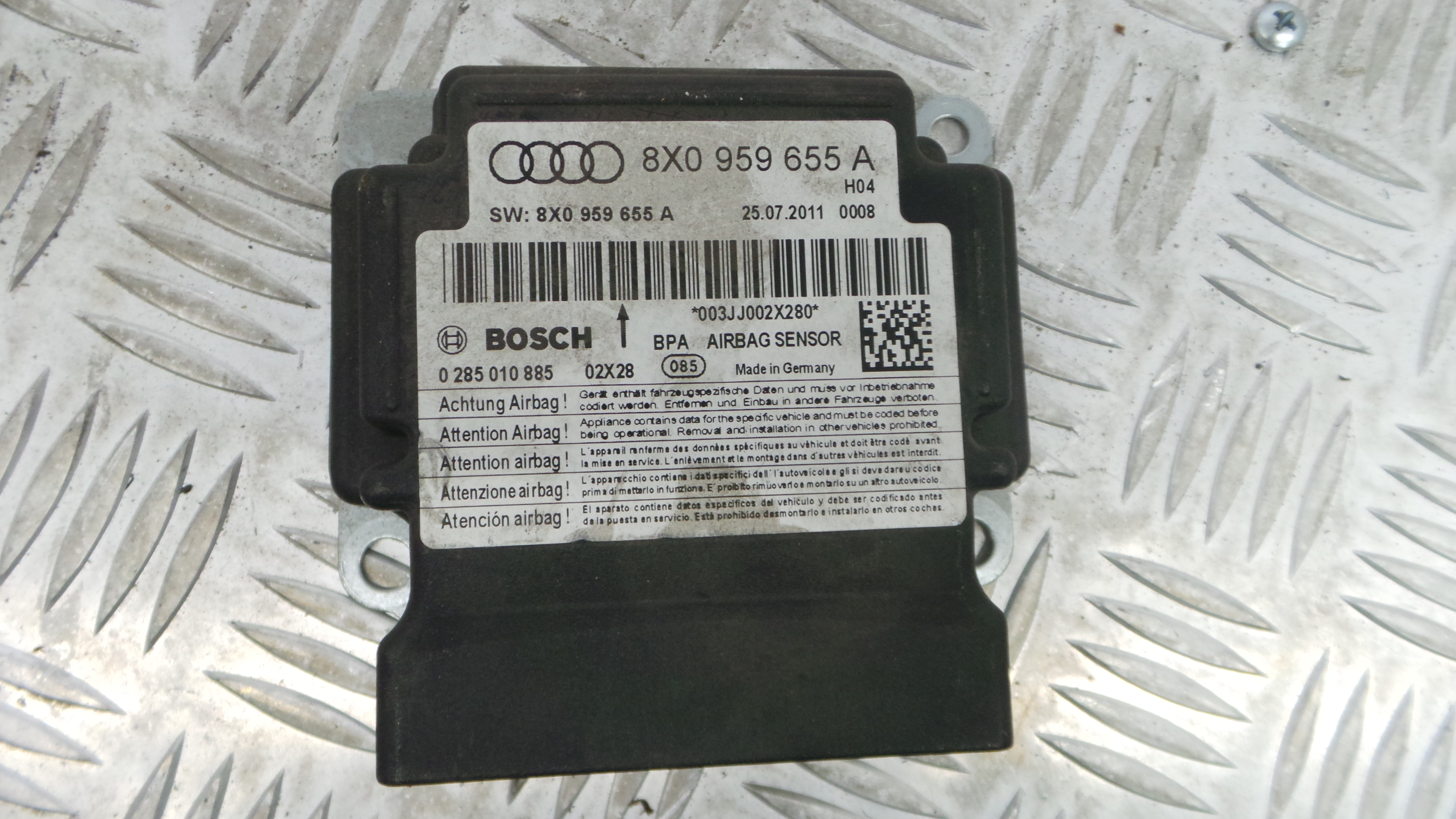 Centralina de Airbags 8X0959655A - AUDI A1 (8X1, 8XK)-33128966