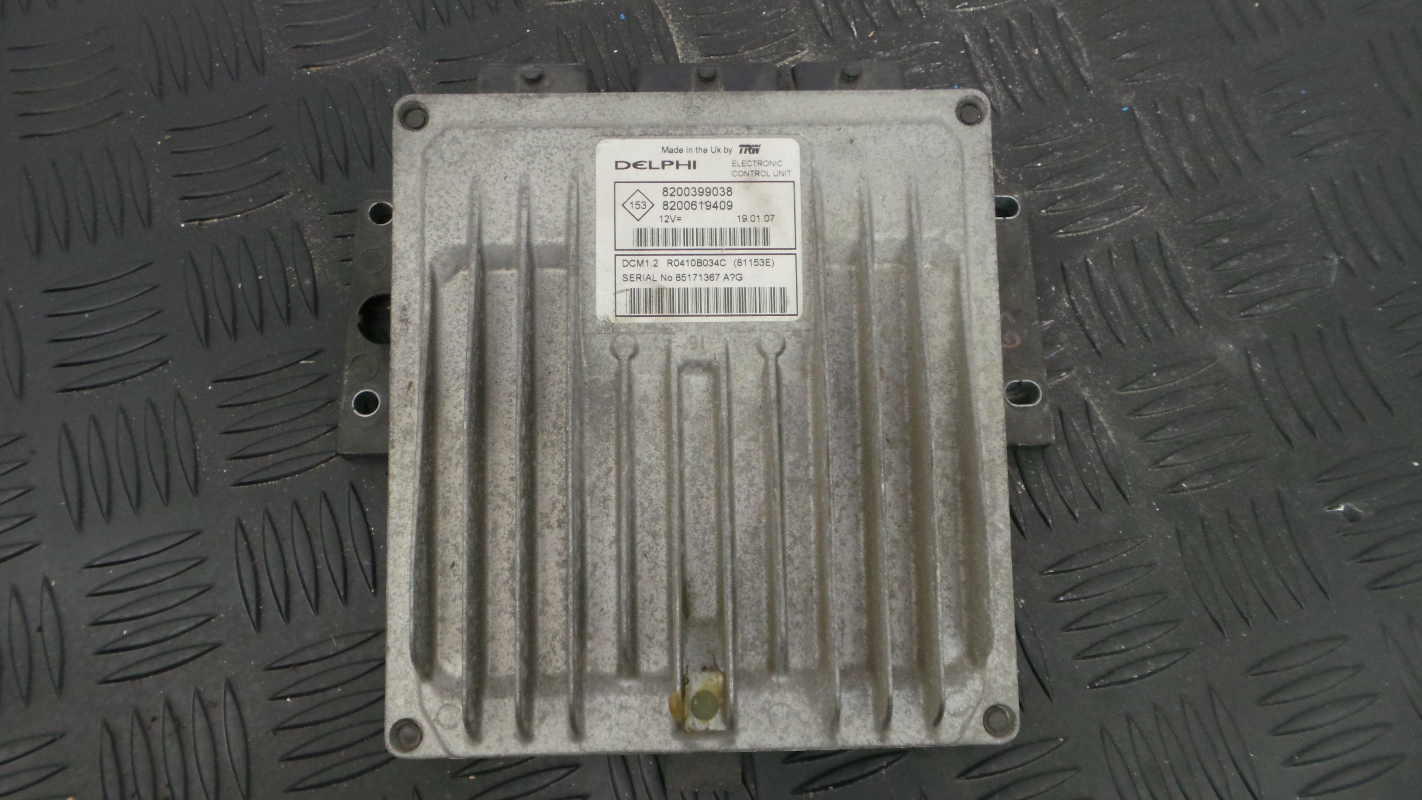 Centralina do Motor 8200399038 - RENAULT CLIO III (BR0/1, CR0/1)-33138182