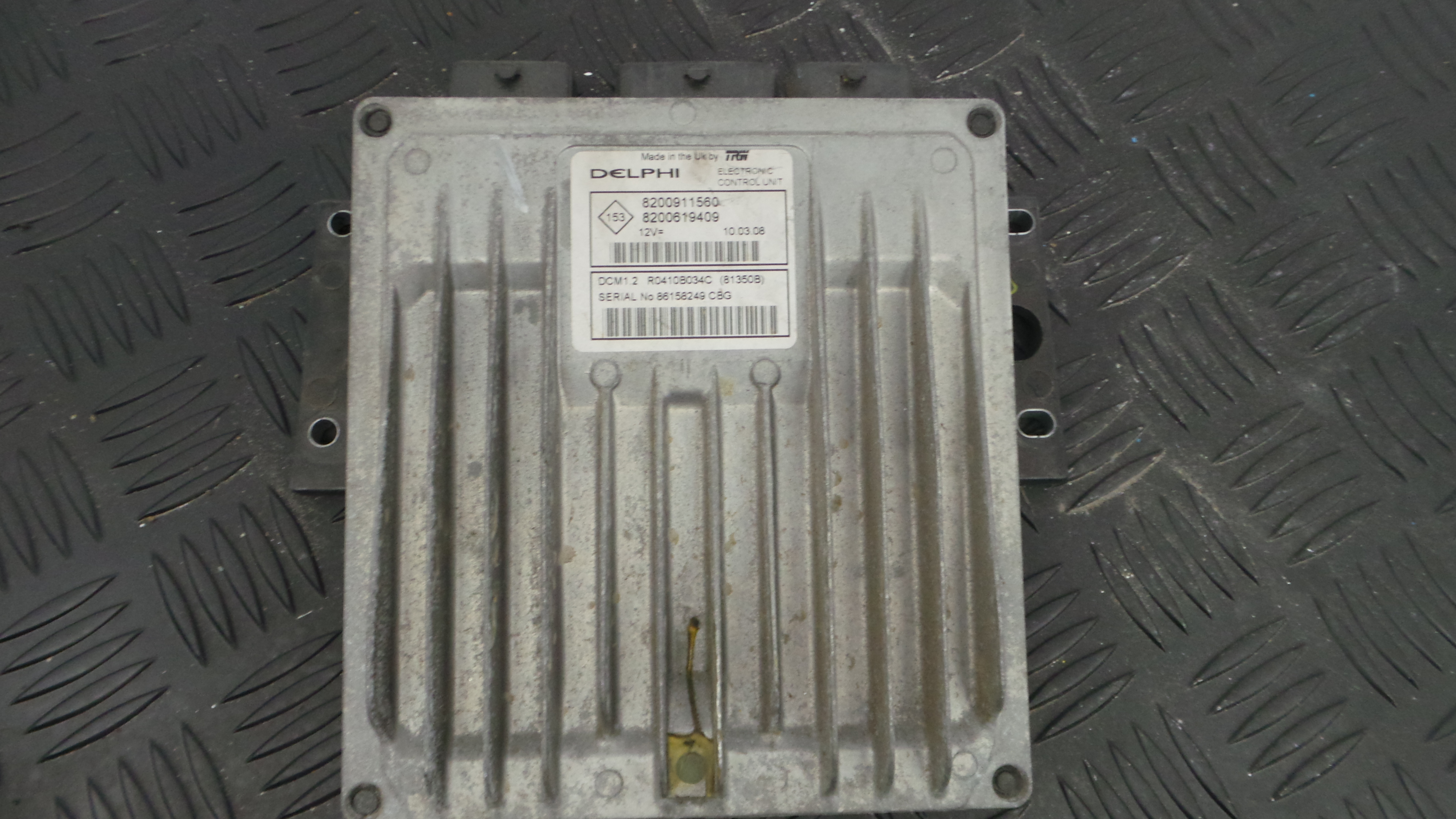 Centralina do Motor 8200911560 - RENAULT CLIO III (BR0/1, CR0/1)-33138191