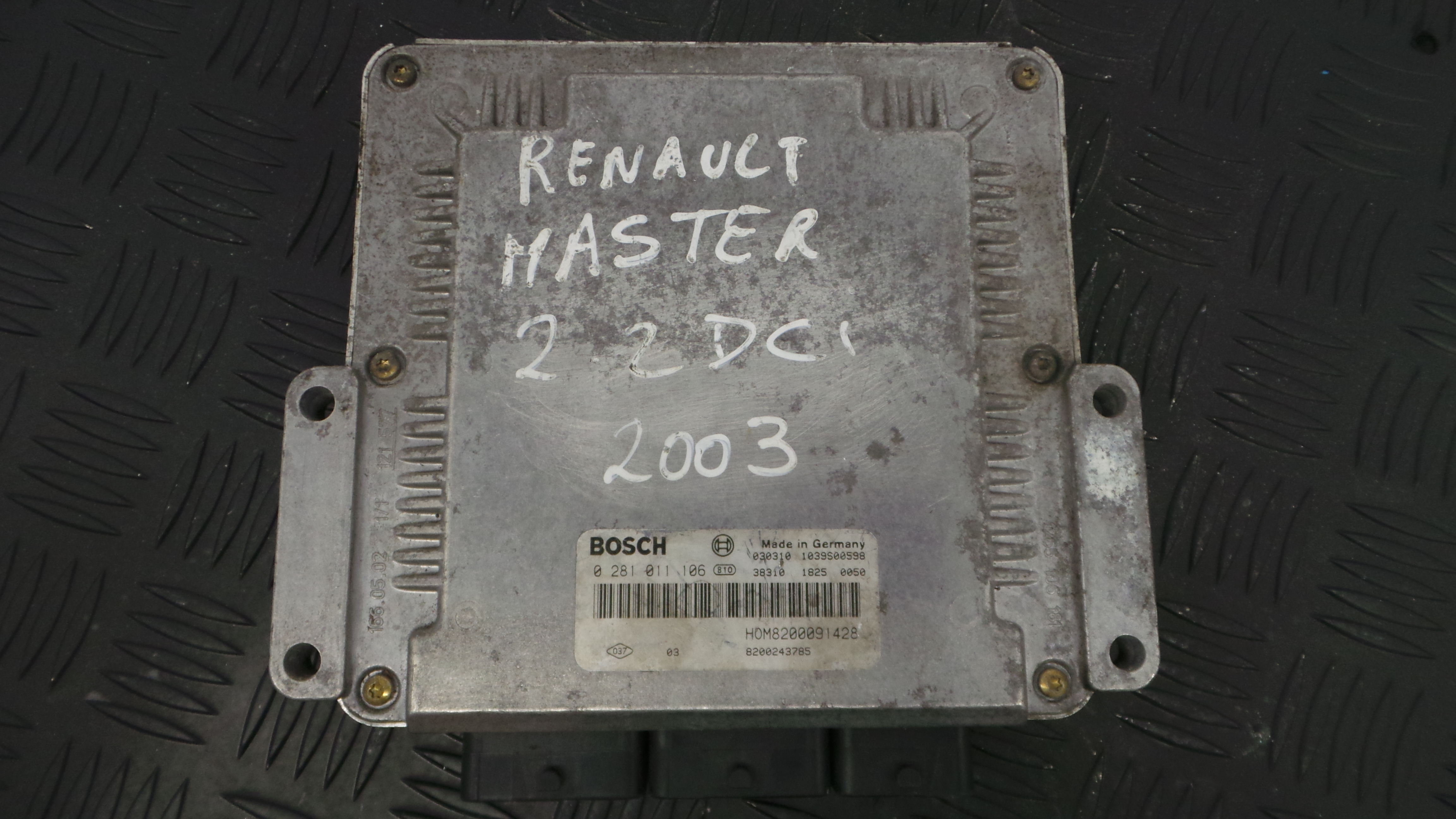 Centralina do Motor 8200243785 - RENAULT MASTER II Caixa (FD), MASTER II Van (FD)-33140516