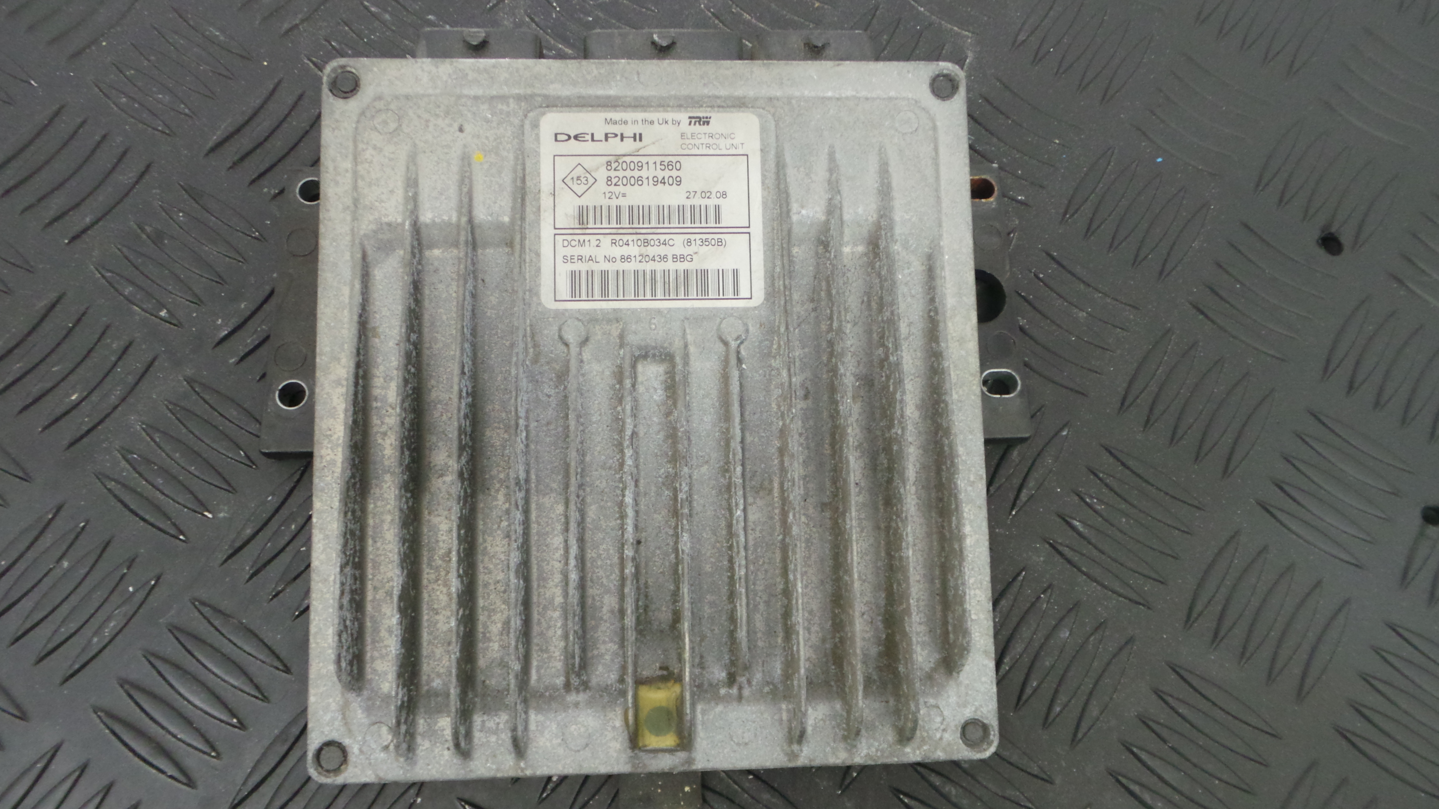 Centralina do Motor 8200911560 - RENAULT CLIO III (BR0/1, CR0/1)-33141460