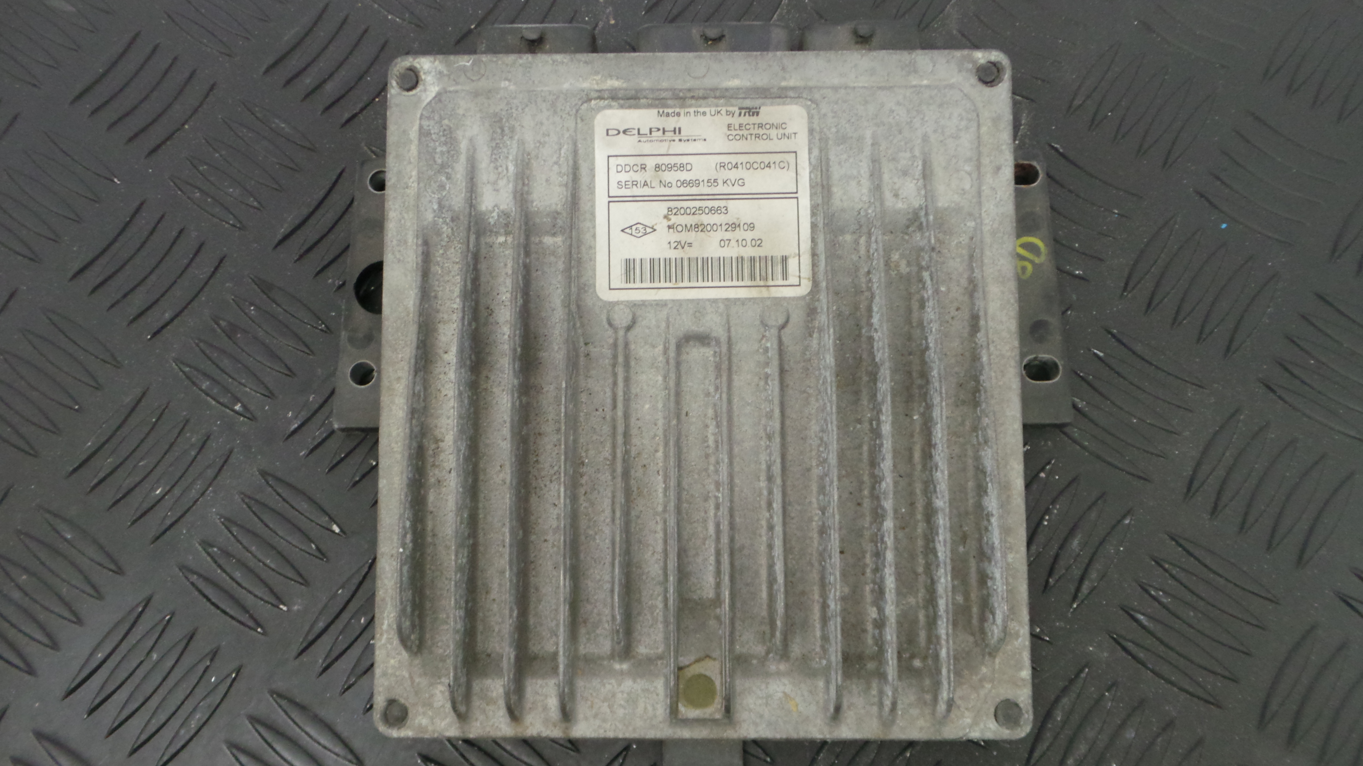 Centralina do Motor 8200250663 - RENAULT CLIO II (BB_, CB_), CLIO Mk II (BB_, CB_)-33141511