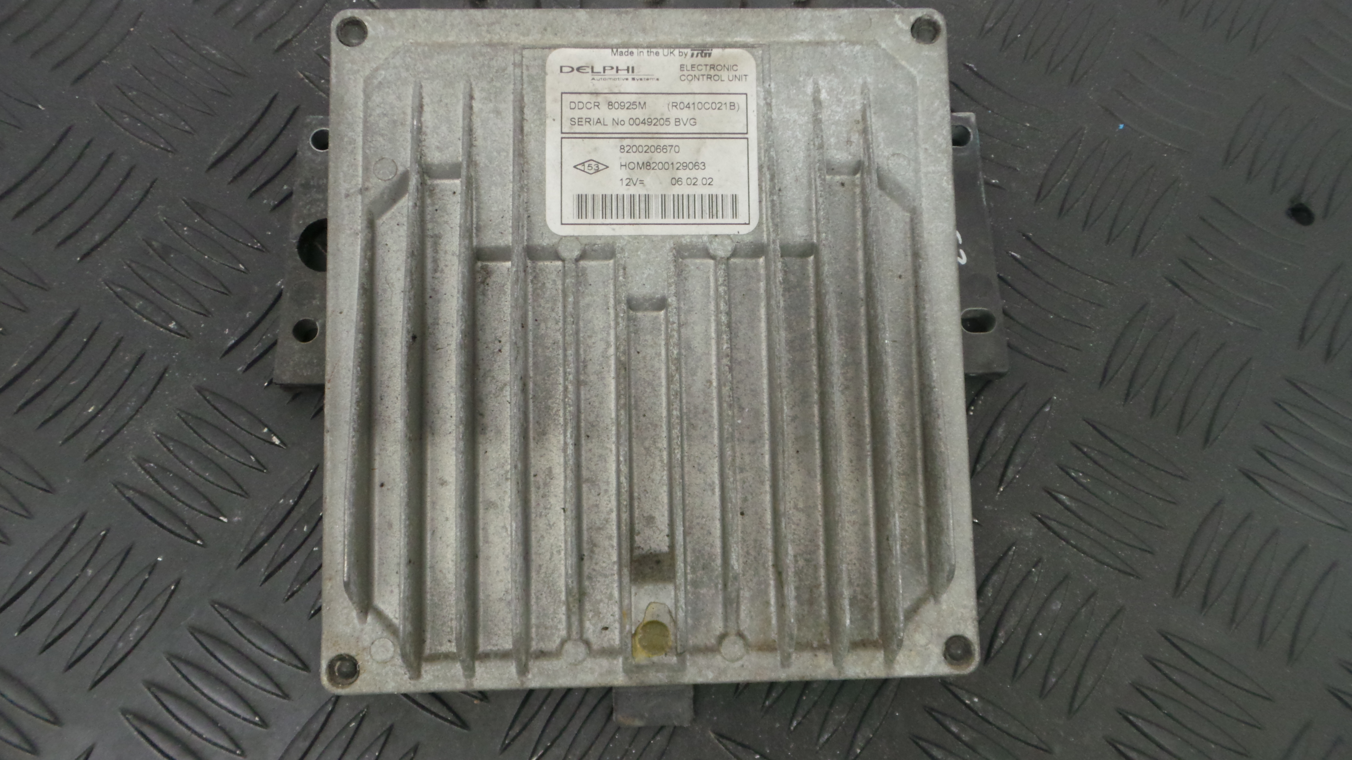 Centralina do Motor 8200206670 - RENAULT CLIO II (BB_, CB_), CLIO Mk II (BB_, CB_)-33141613