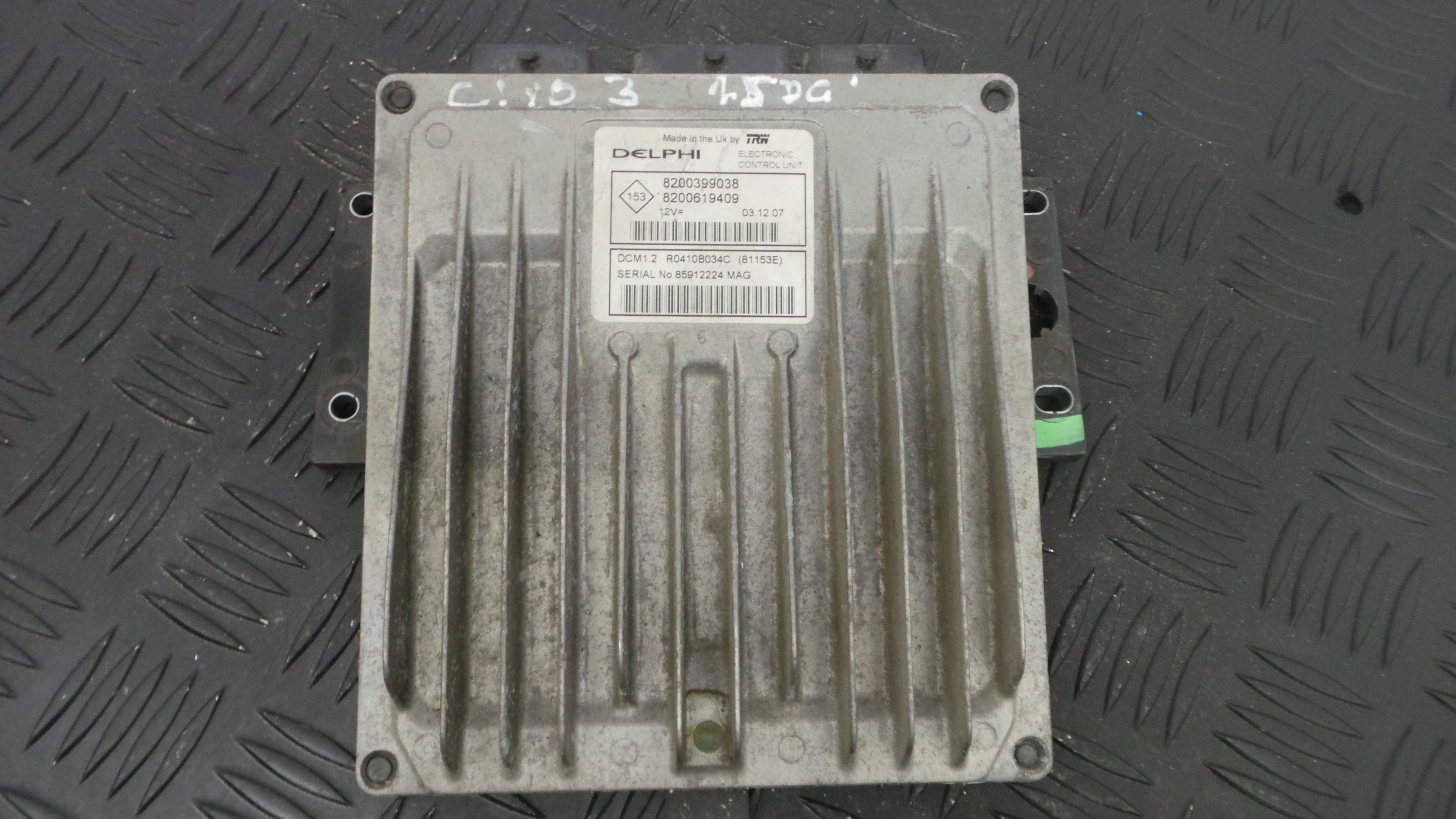Centralina do Motor 8200399038 - RENAULT CLIO III (BR0/1, CR0/1)-33141714