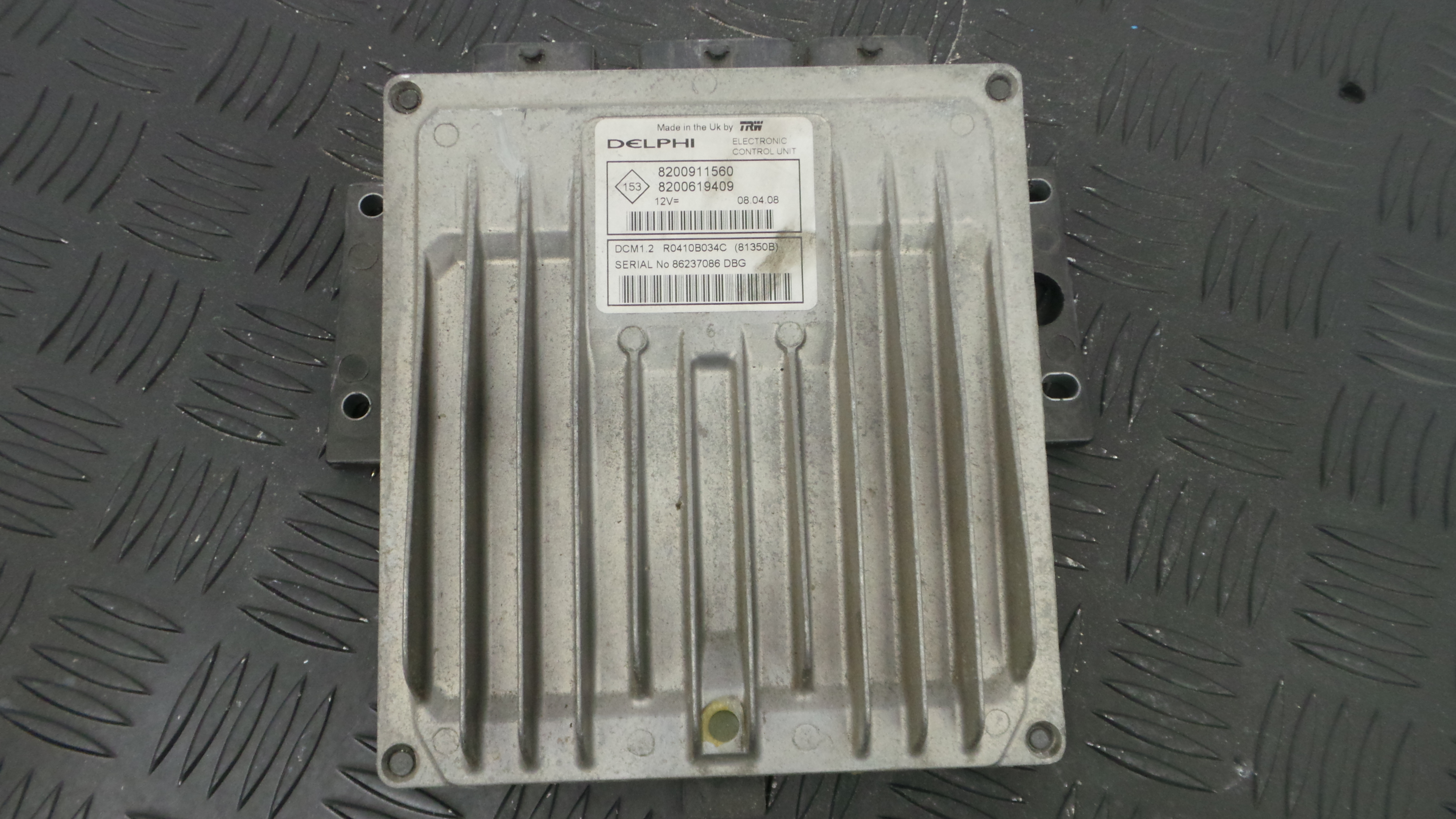 Centralina do Motor 8200911560 - RENAULT CLIO III (BR0/1, CR0/1)-33141858