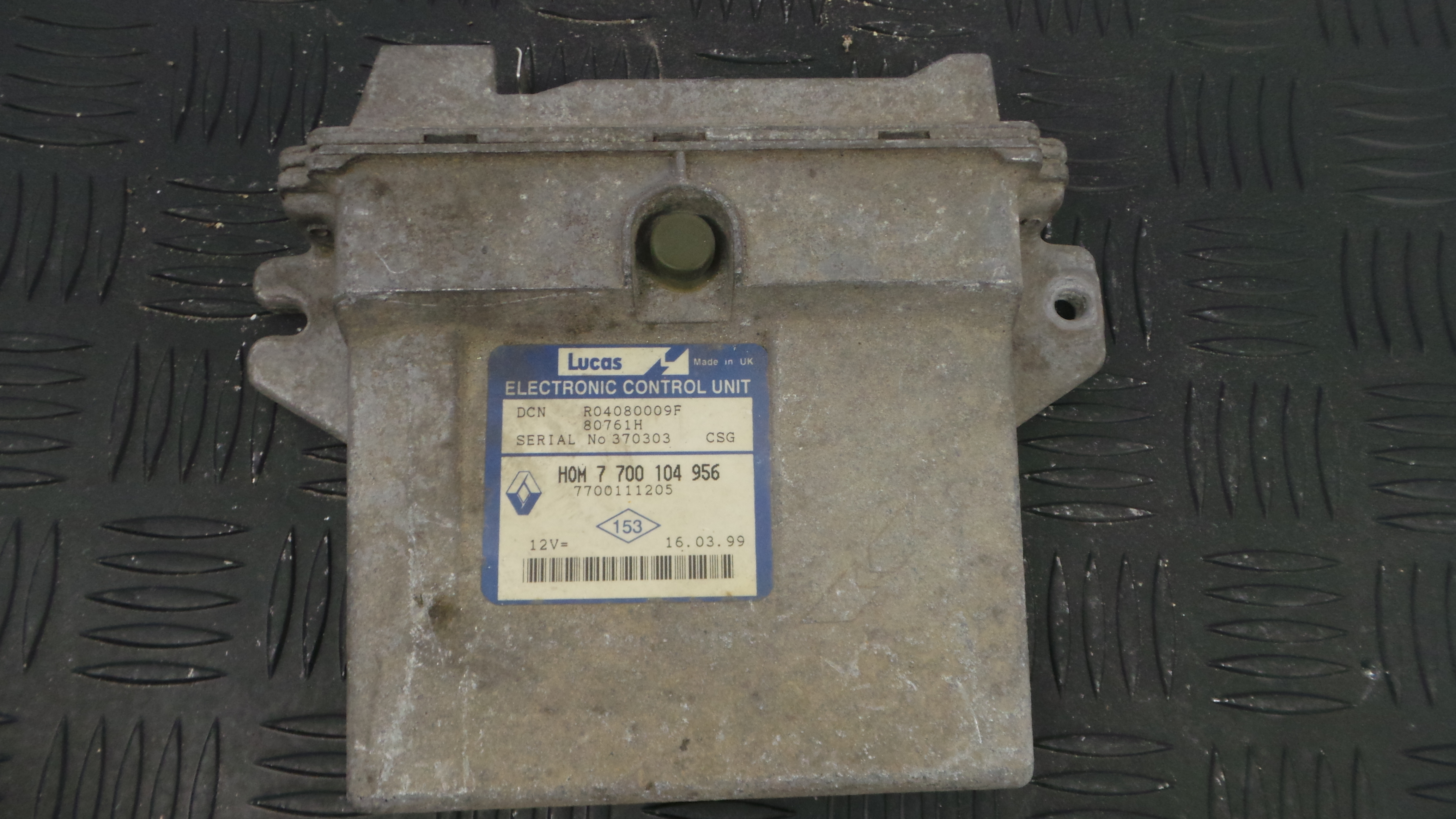 Centralina do Motor 7700104956 - RENAULT CLIO II (BB_, CB_), CLIO Mk II (BB_, CB_)-33141905