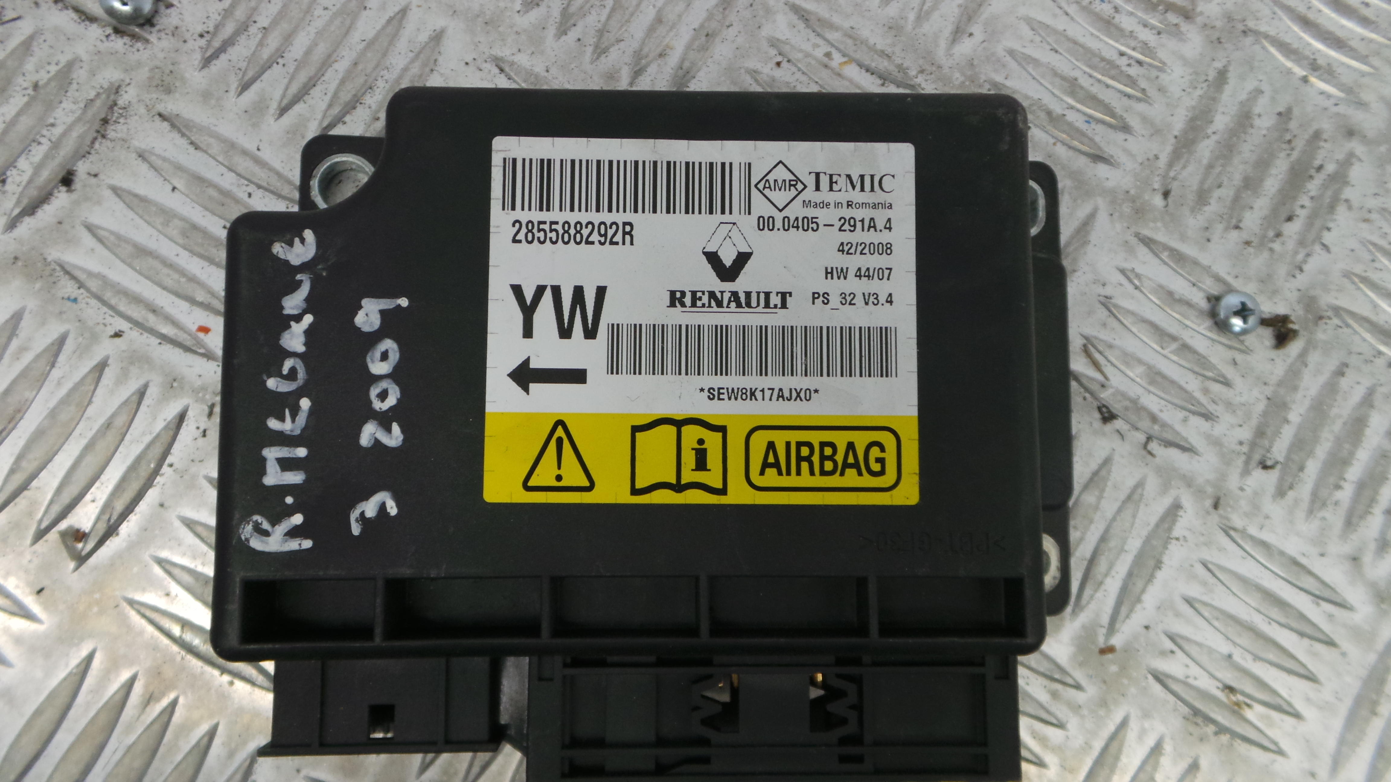 Centralina de Airbags 285588292R - RENAULT MEGANE III Hatchback (BZ0/1_, B3_)-33149250