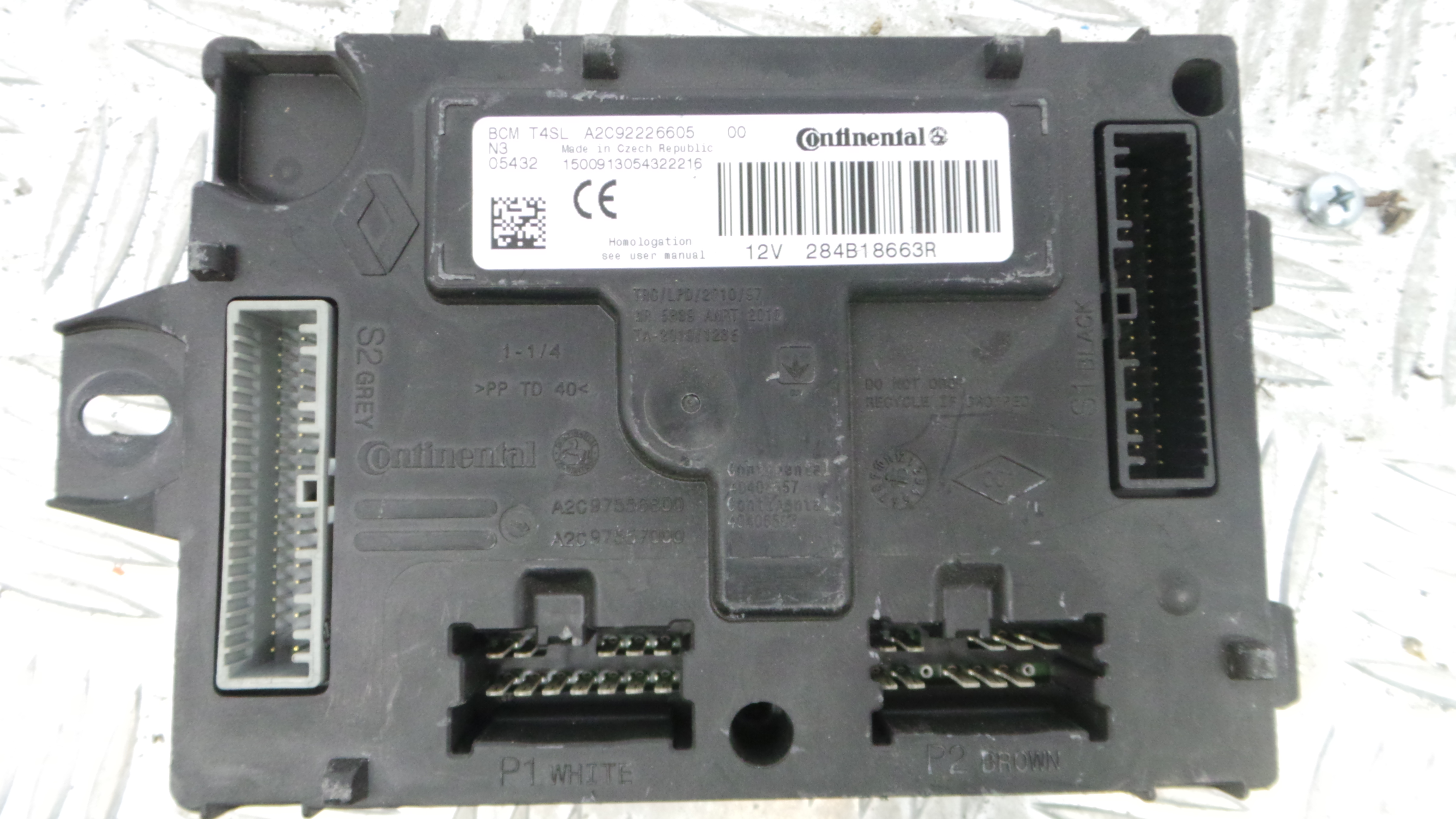 Modulo Electrónico 284B18663R - RENAULT CLIO IV (BH_)-33149820