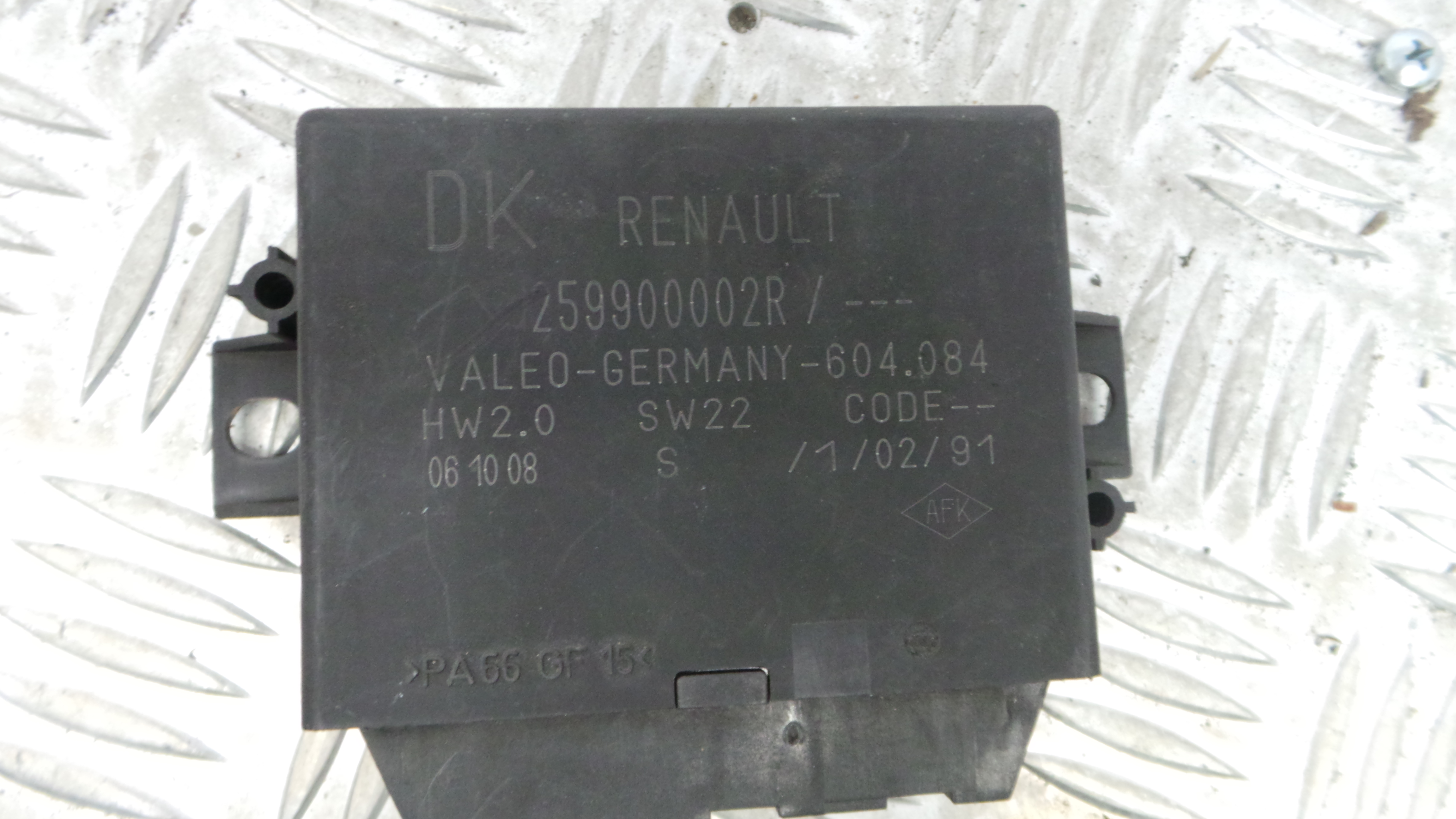 Centralina Sensores Estacionamento 259900002R - RENAULT MEGANE III Hatchback (BZ0/1_, B3_)-33150317