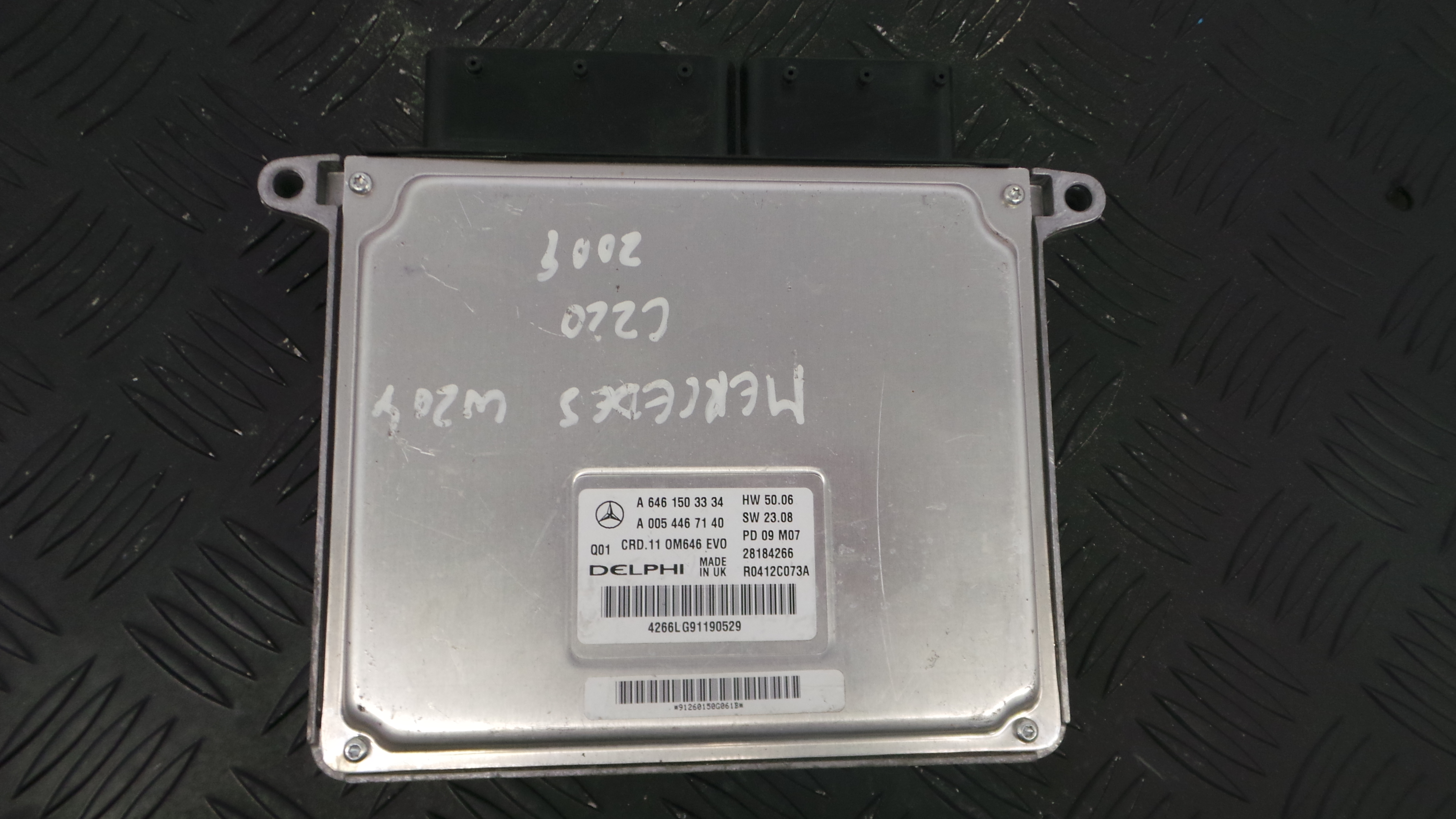 Centralina do Motor A6461503334 - MERCEDES-BENZ C-CLASS (W204)-33150394