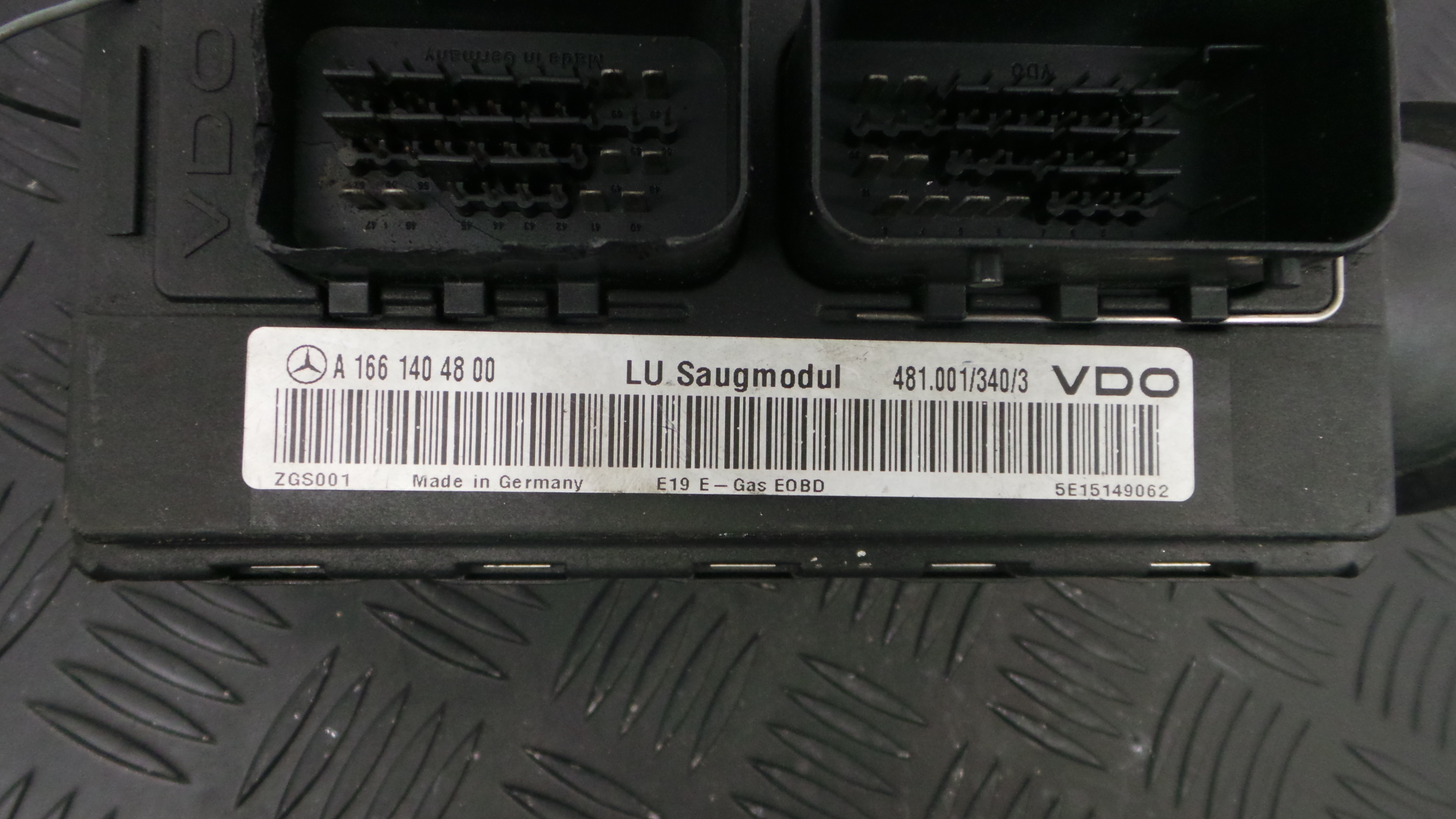 Centralina do Motor A1661404800 - MERCEDES-BENZ A-CLASS (W168)-33150413