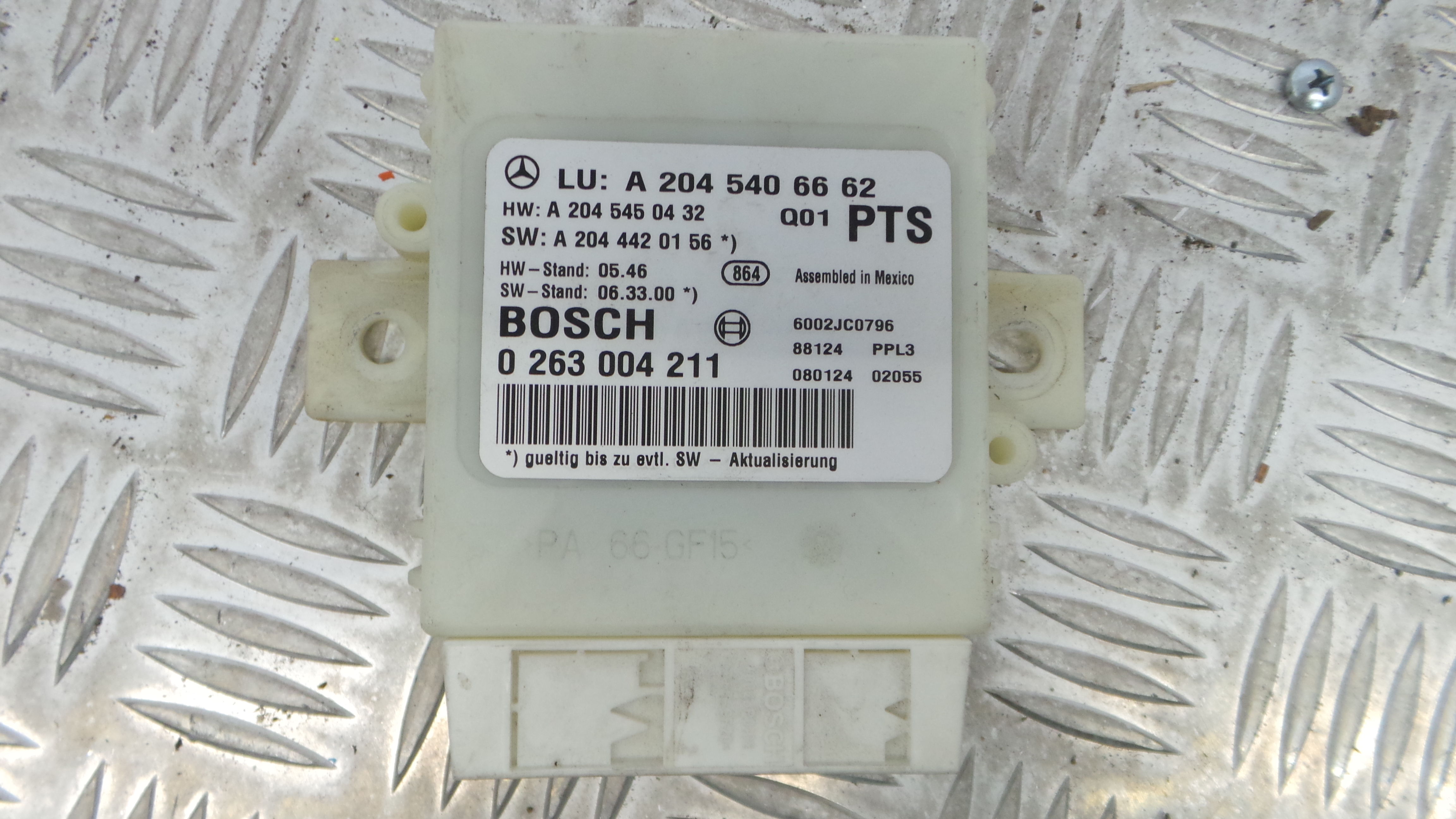 Centralina Sensores Estacionamento A2045406662 - MERCEDES-BENZ C-CLASS (W204)-33150498