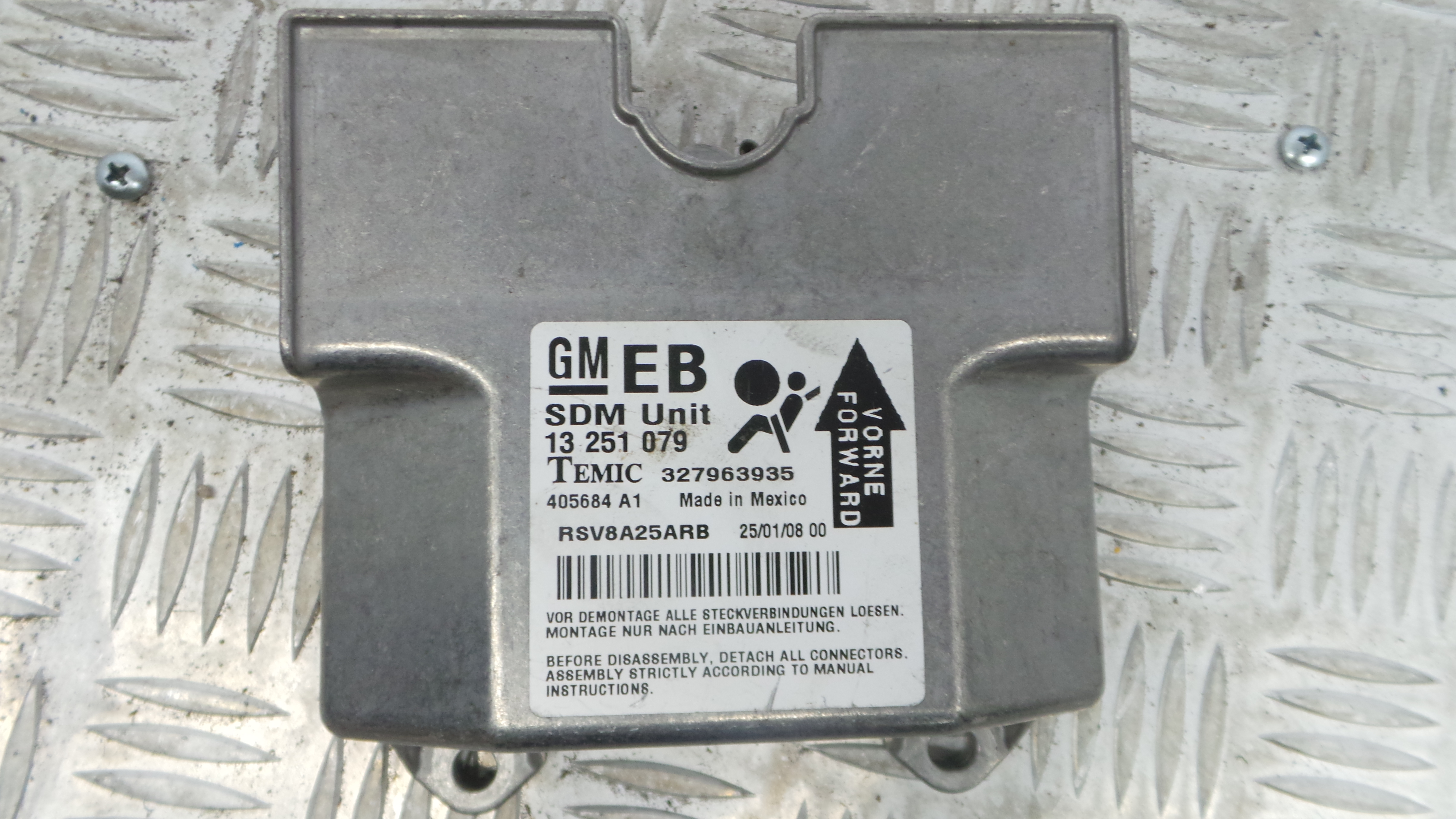 Centralina de Airbags 13251079 - OPEL ASTRA H (A04)-33150727