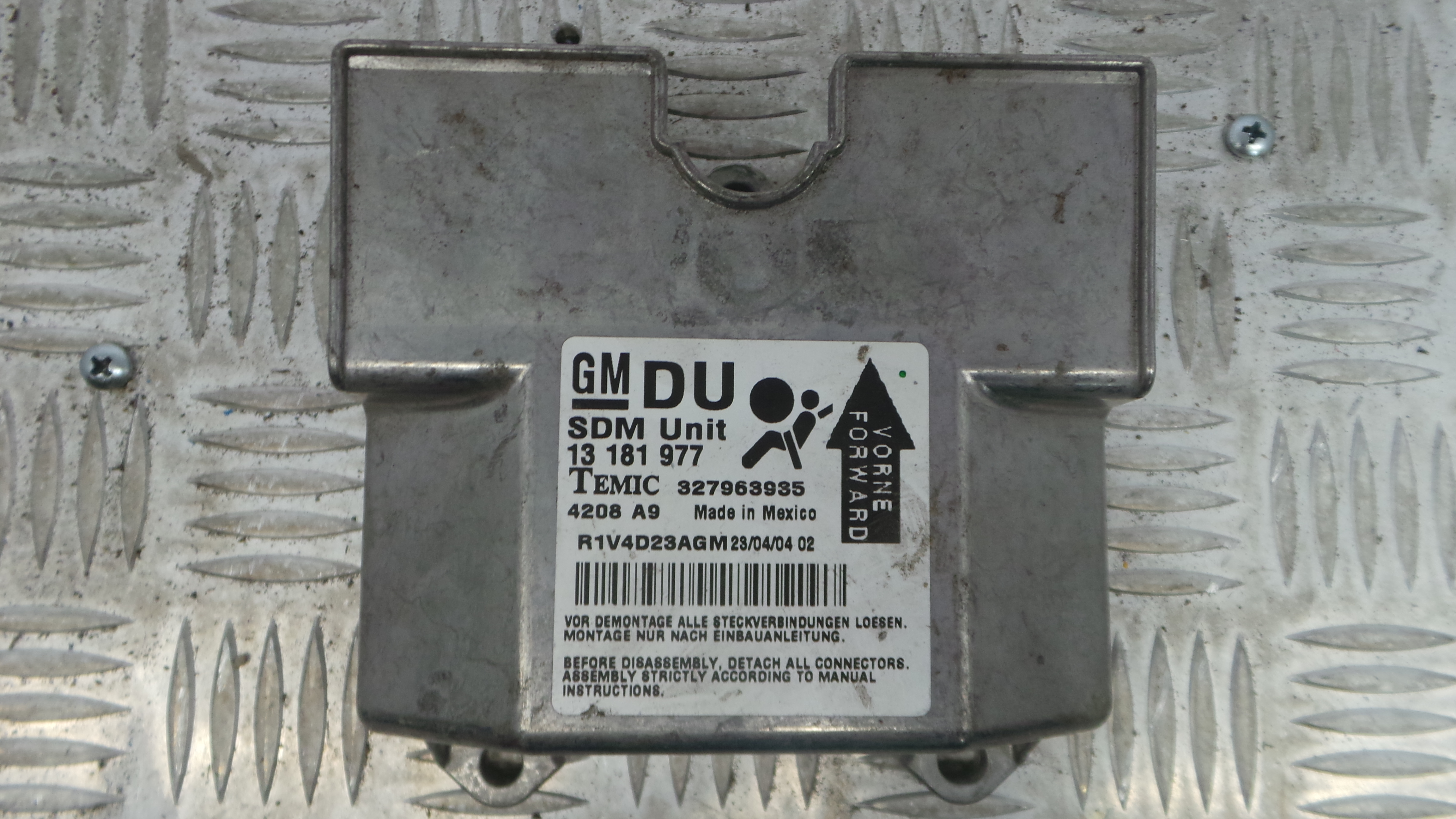 Centralina de Airbags 13181977 - OPEL ASTRA H (A04)-33150731