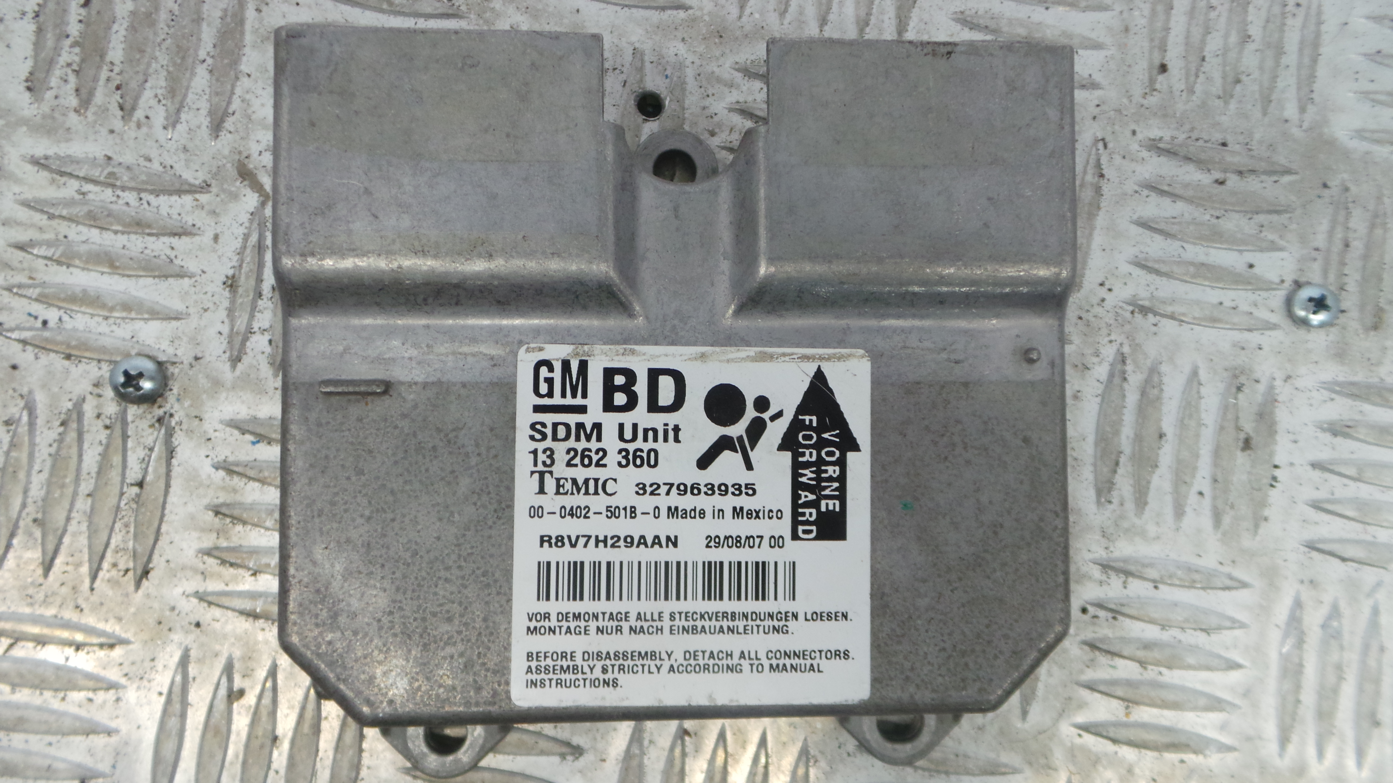 Centralina de Airbags 13262360 - OPEL CORSA D (S07)-33150733