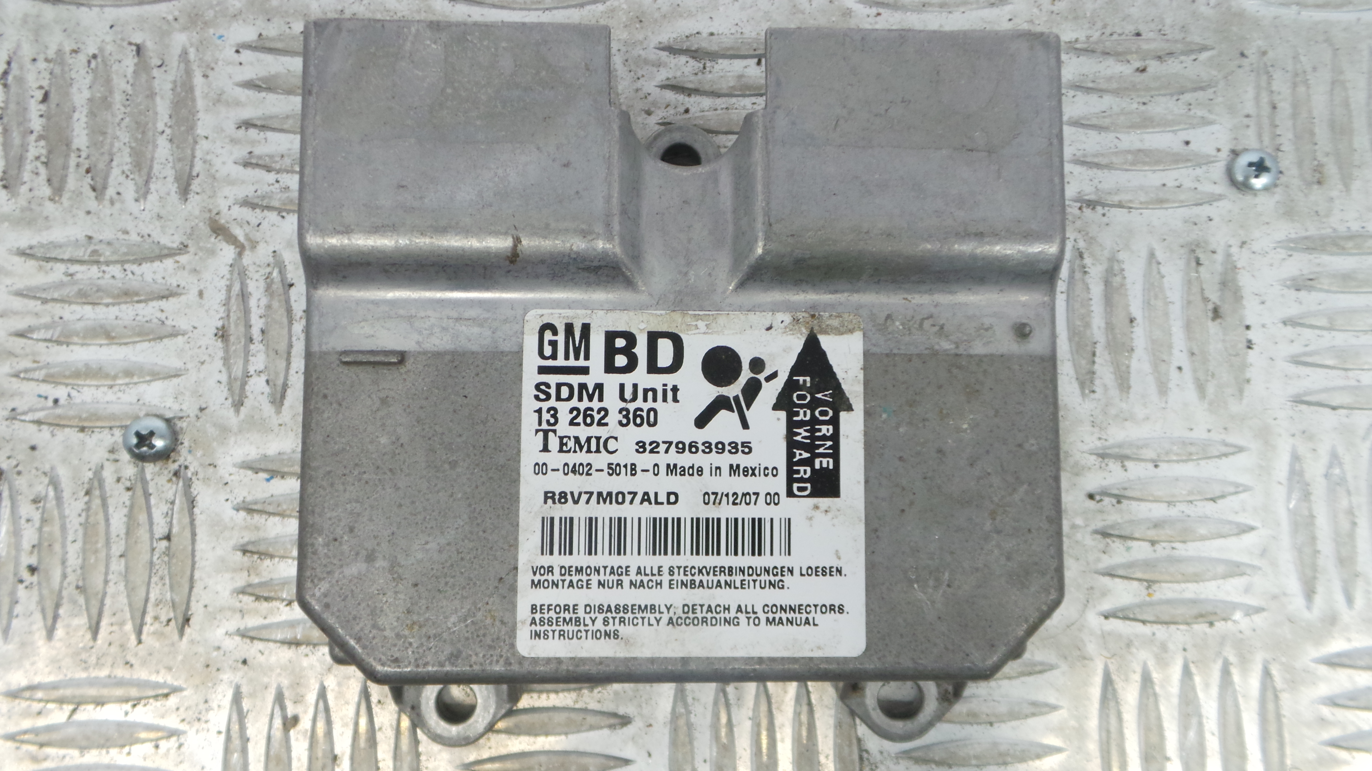 Centralina de Airbags 13262360 - OPEL CORSA D (S07)-33150735