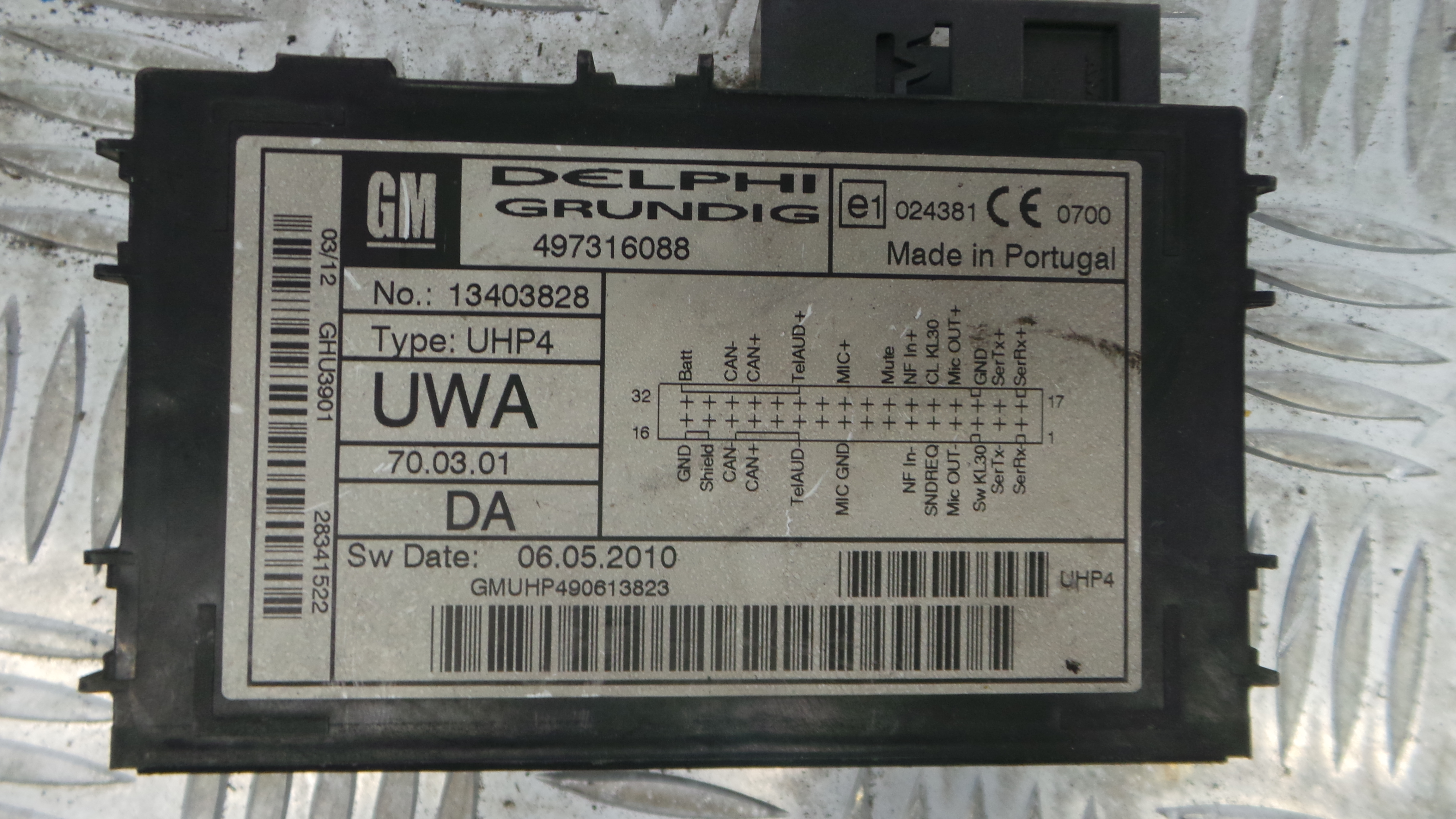 Centralina do Telefone 497316088 - OPEL CORSA D (S07)-33151926