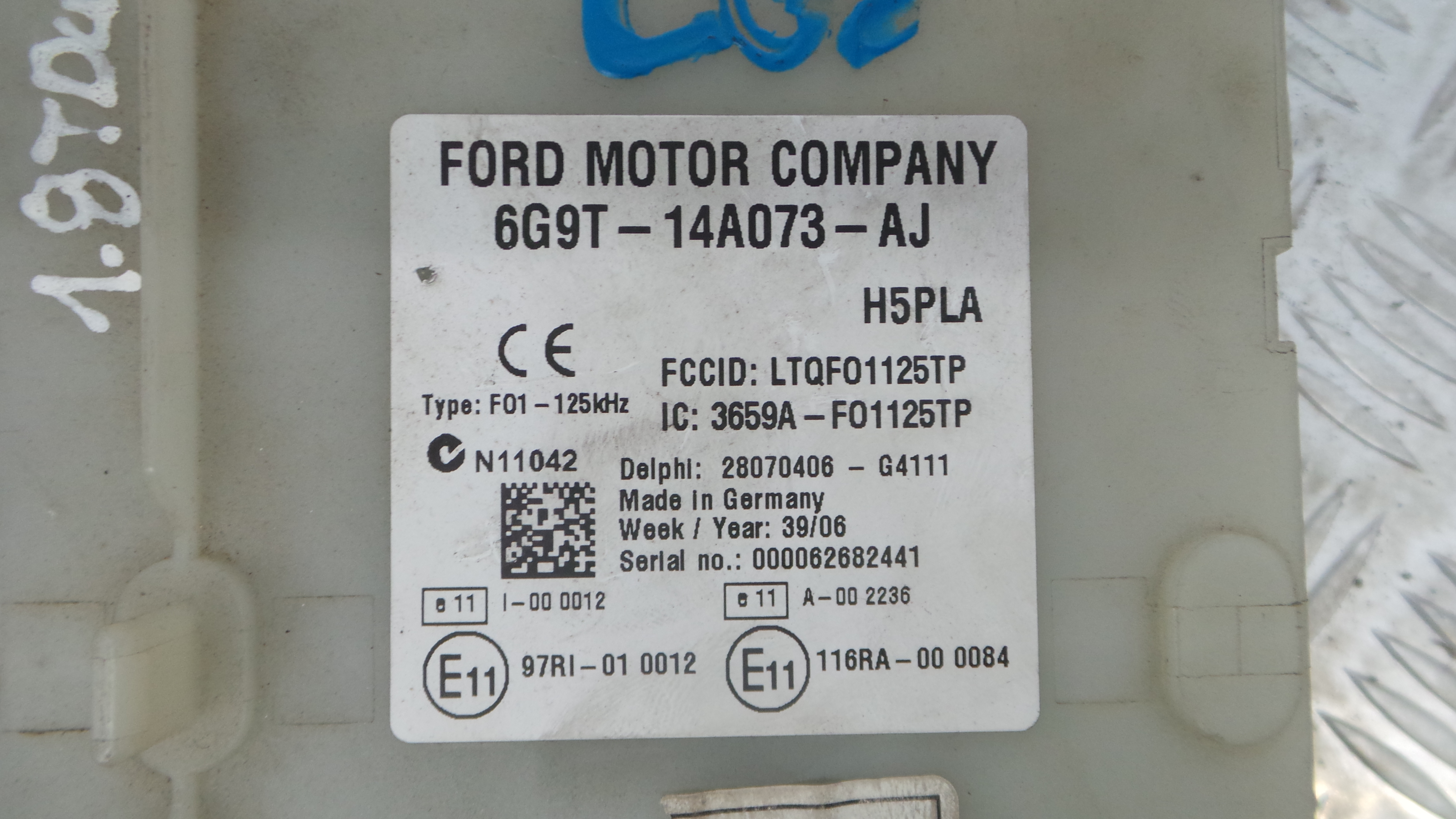 Caixa dos Fusíveis / BSI / UCH / SAM 6G9T-14A073-AJ - FORD S-MAX (WA6)-33152043