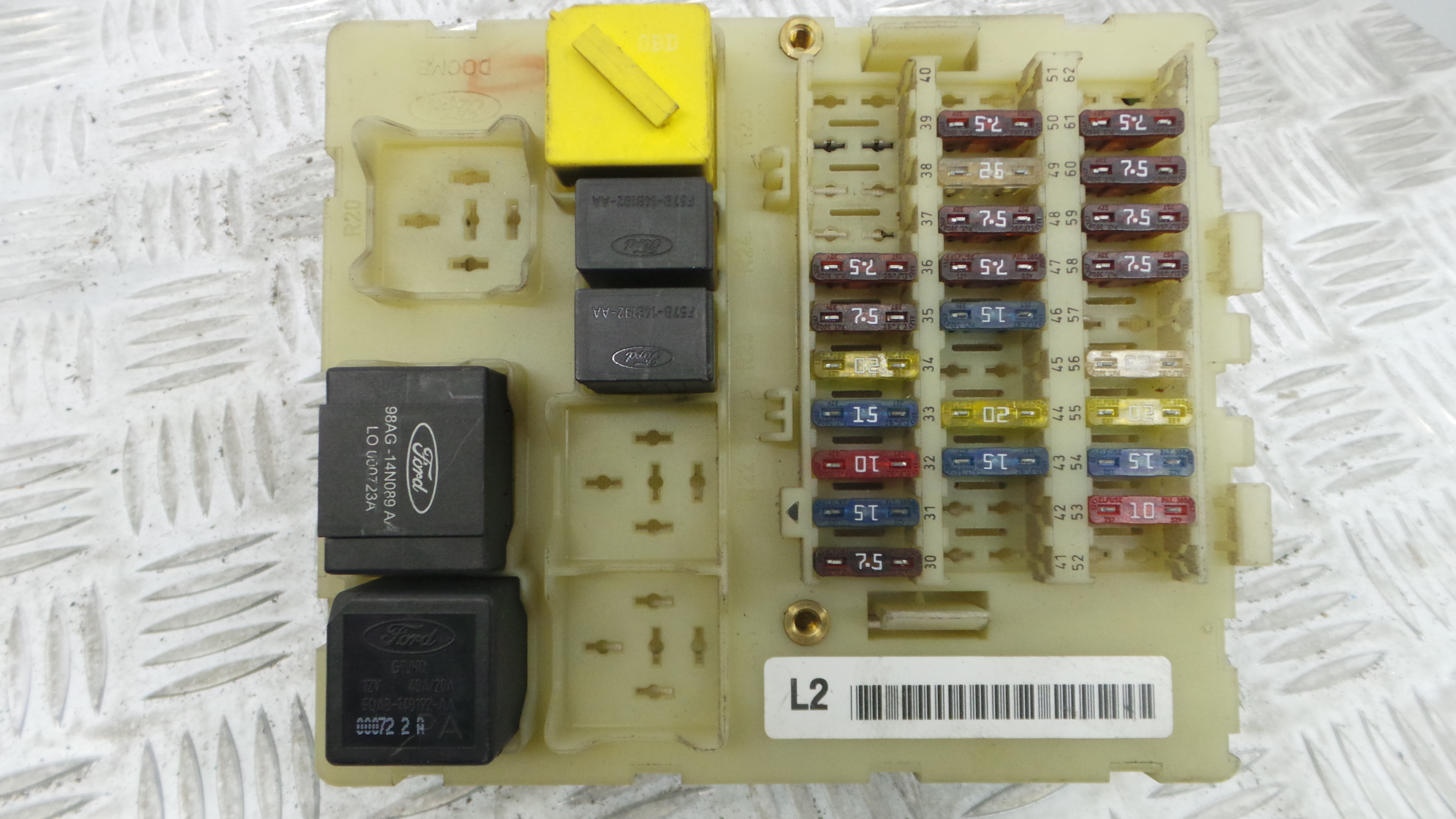 Caixa dos Fusíveis / BSI / UCH / SAM 98AG14A073AH - FORD FOCUS I (DAW, DBW)-33152053