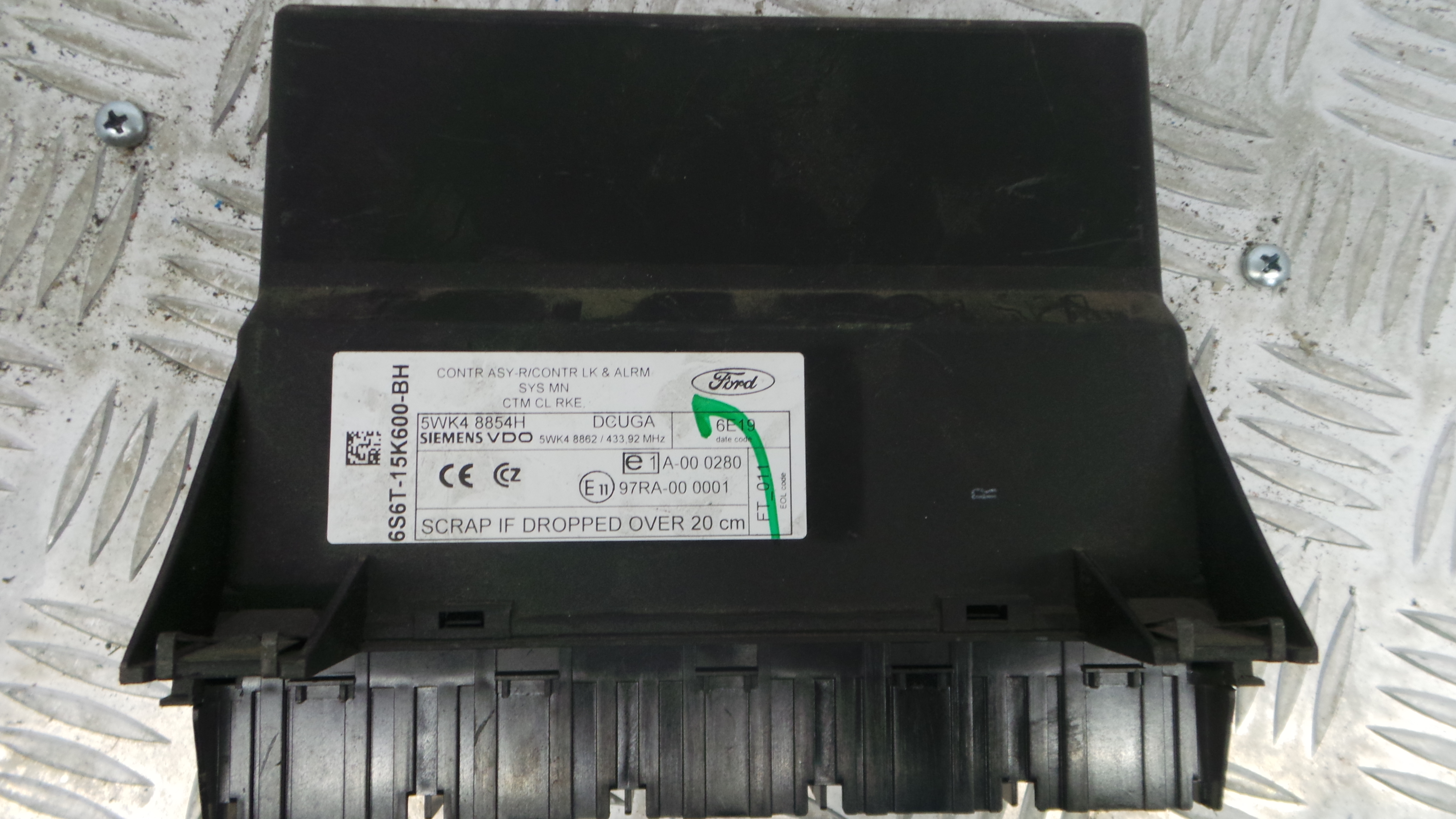 Centralina do Fecho Central 6S6T-15K600-BH - FORD FIESTA V (JH_, JD_)-33152082