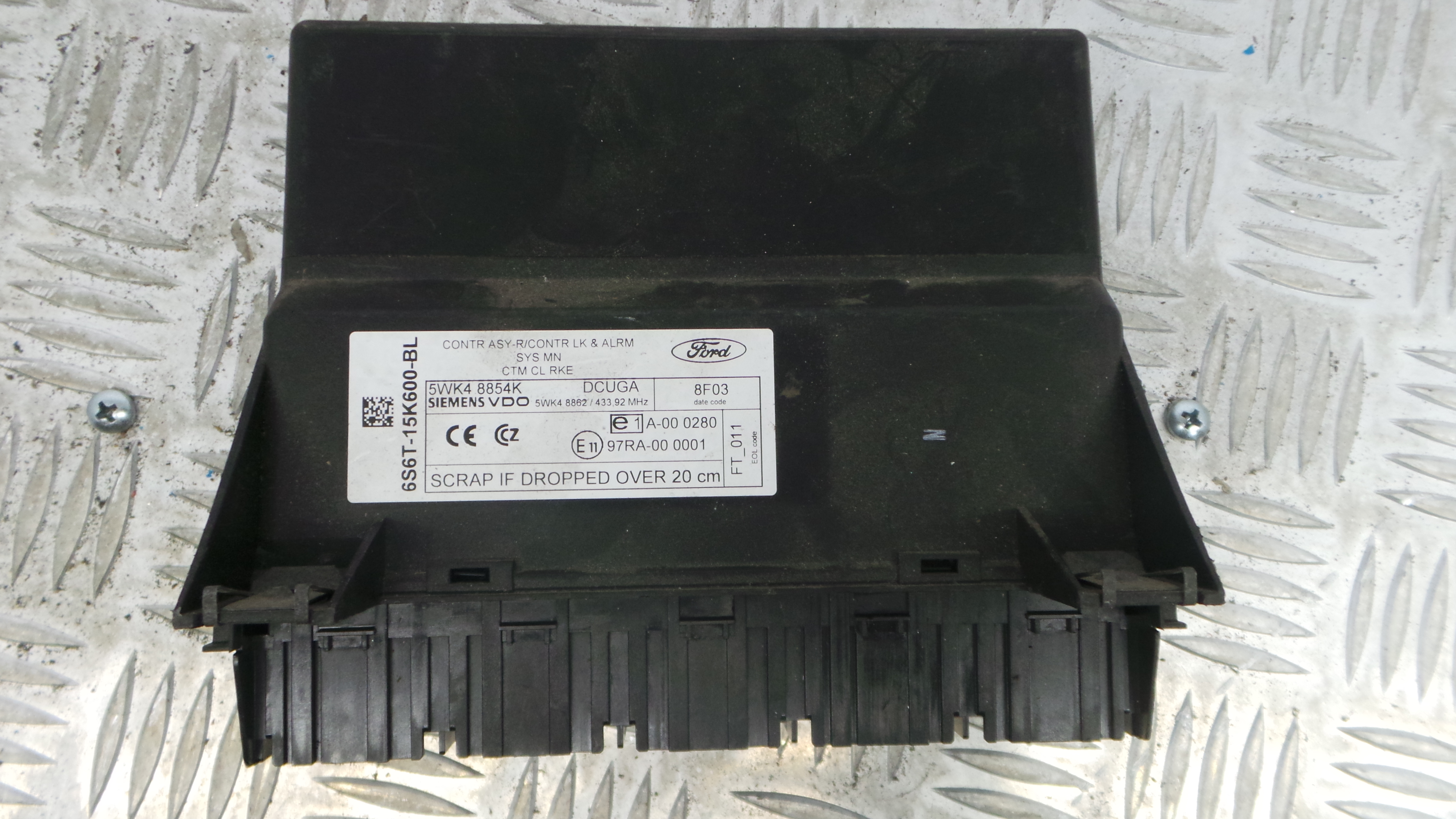 Centralina do Fecho Central 6S6T-15K600-BL - FORD FIESTA V (JH_, JD_)-33152086