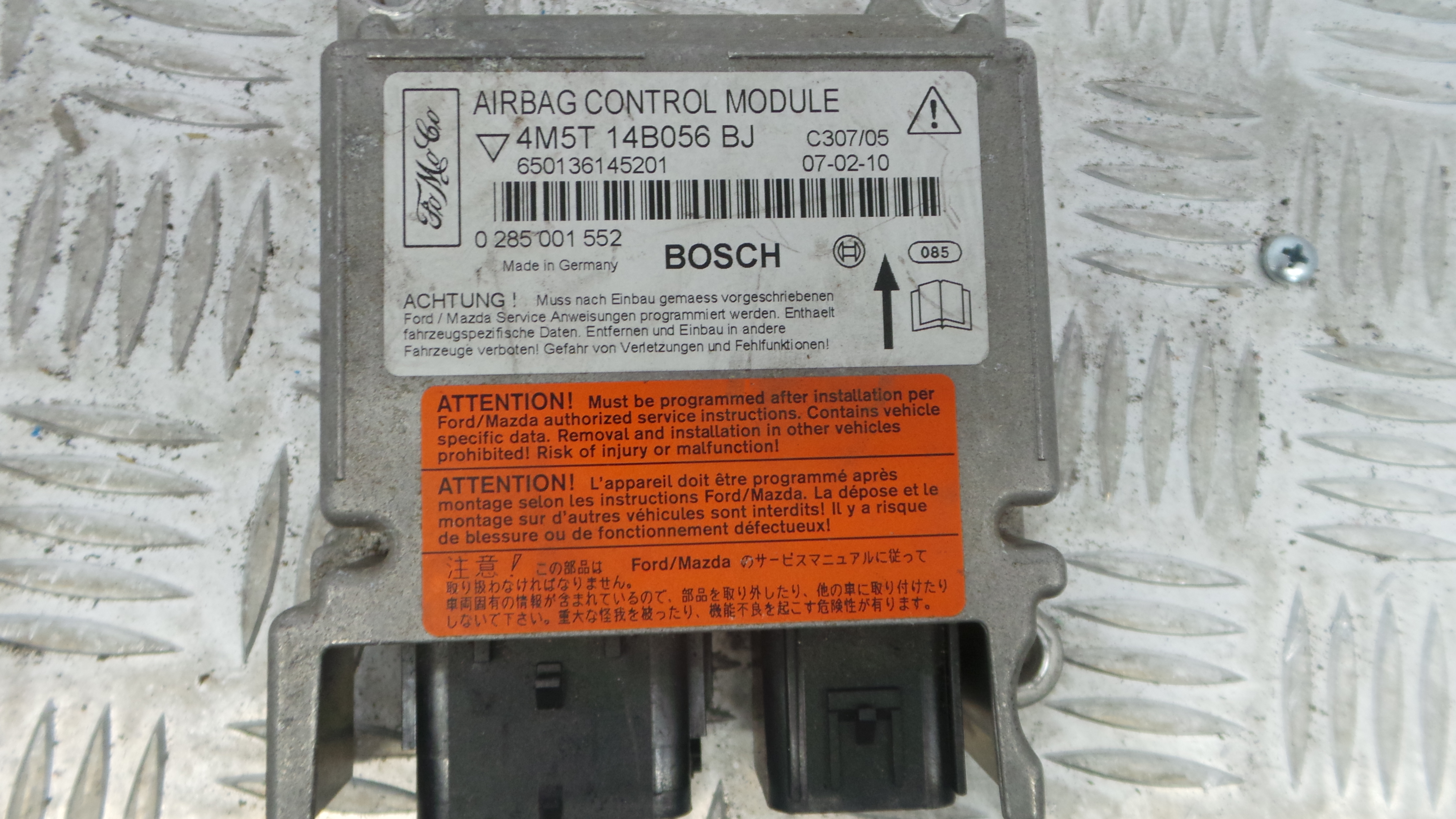 Centralina de Airbags 4M5T-14B056-BJ - FORD FOCUS II (DA_, HCP, DP)-33152104