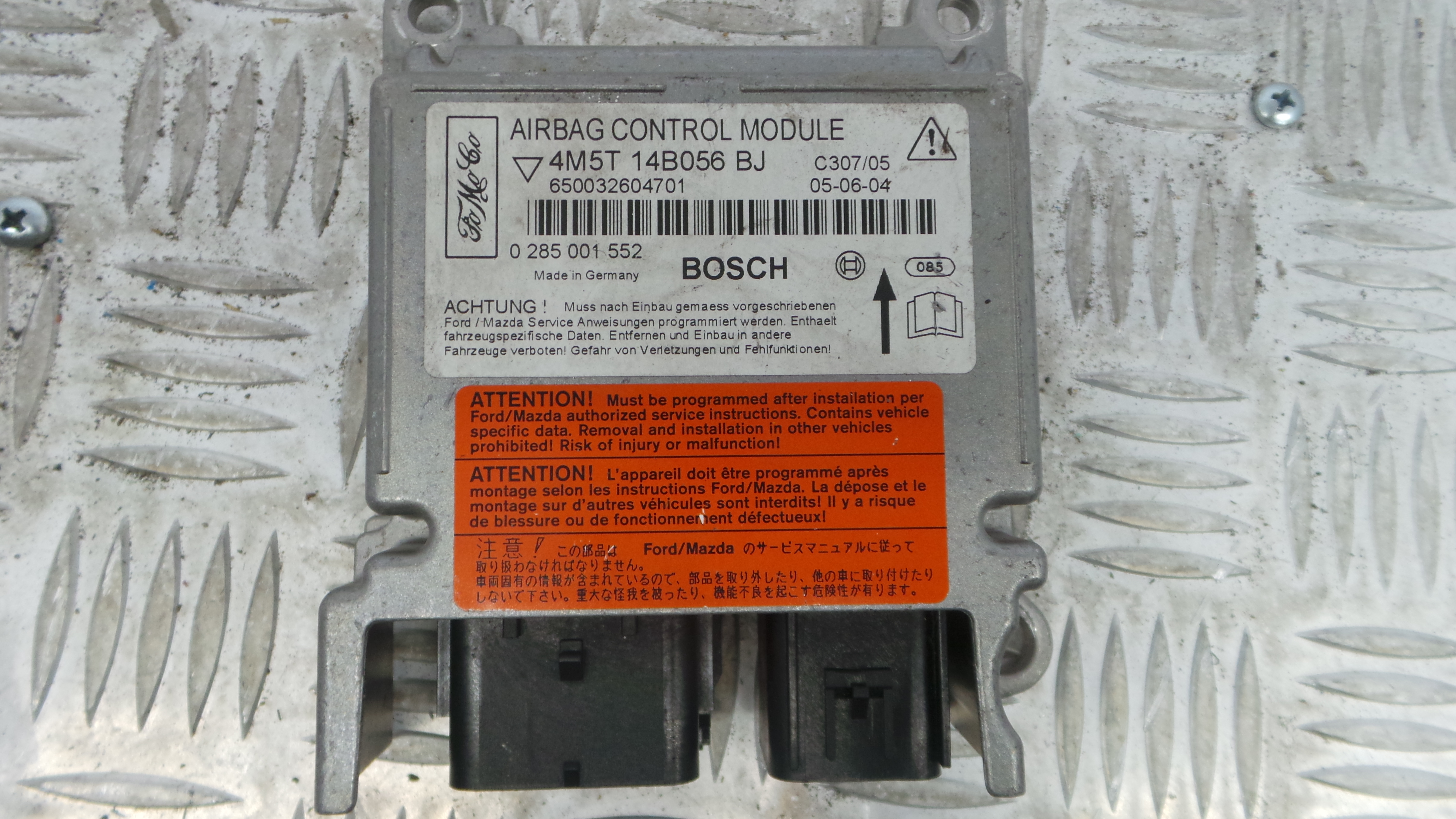 Centralina de Airbags 4M5T-14B056-BJ - FORD FOCUS II (DA_, HCP, DP)-33152106