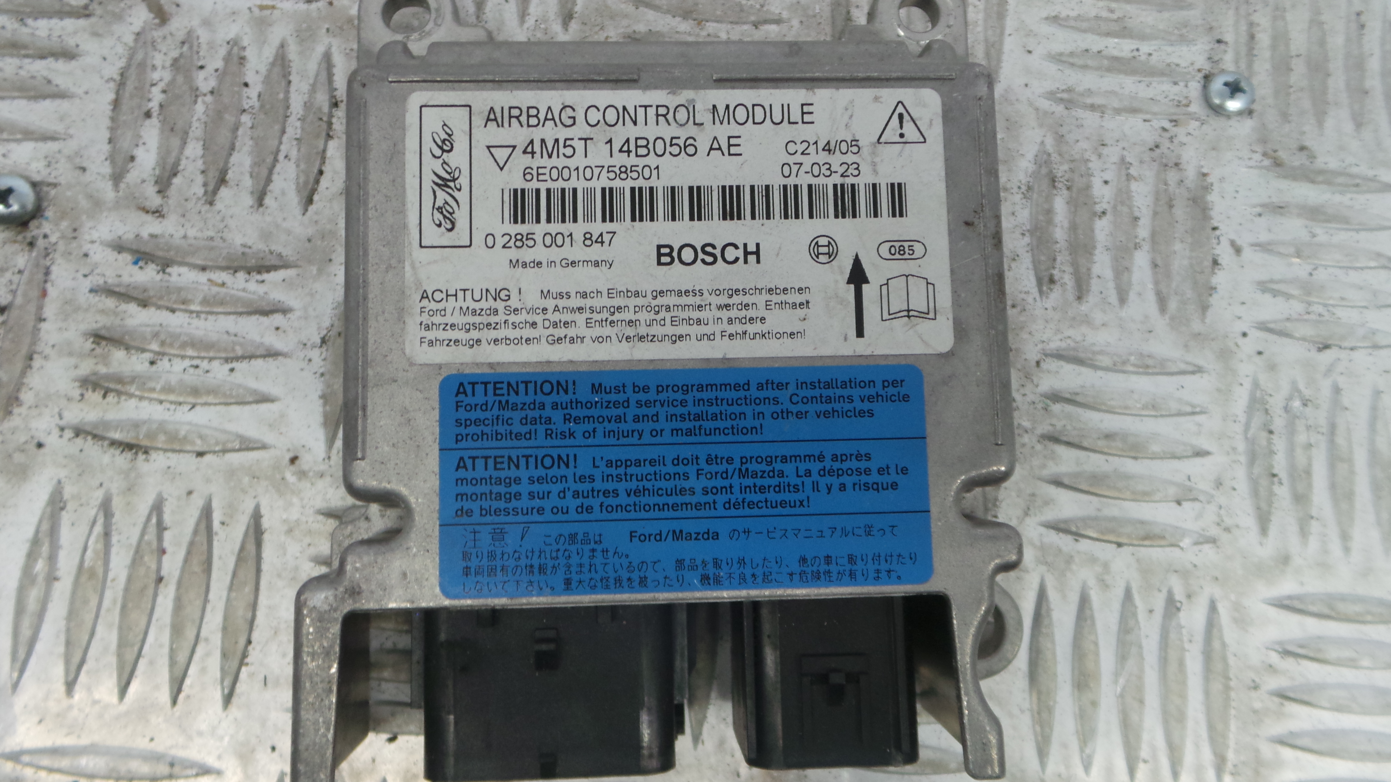 Centralina de Airbags 4M5T-14B056-AE - FORD FOCUS C-MAX (DM2)-33152116