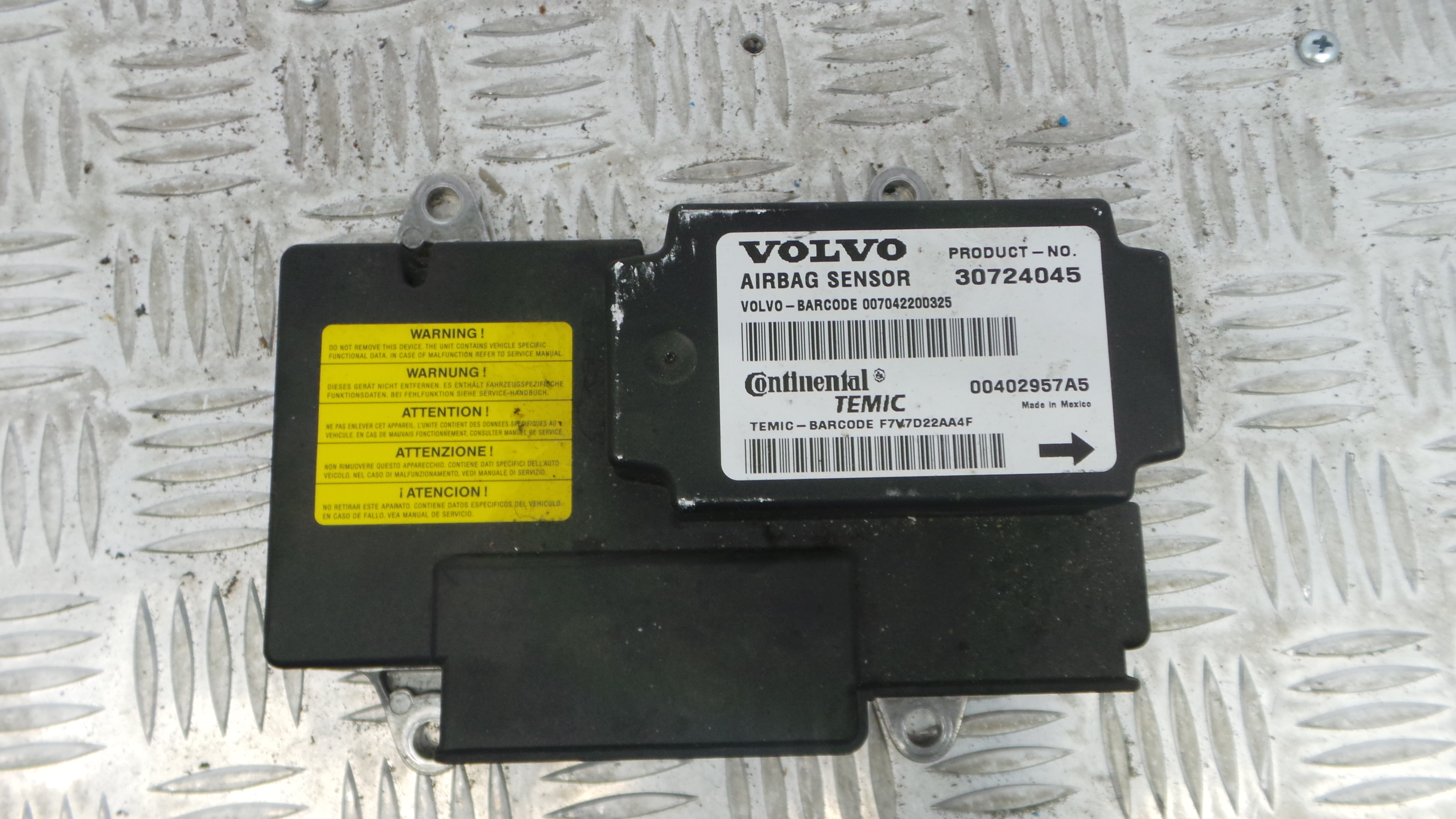 Centralina de Airbags 007042200325 - VOLVO C30 (533)-33152124