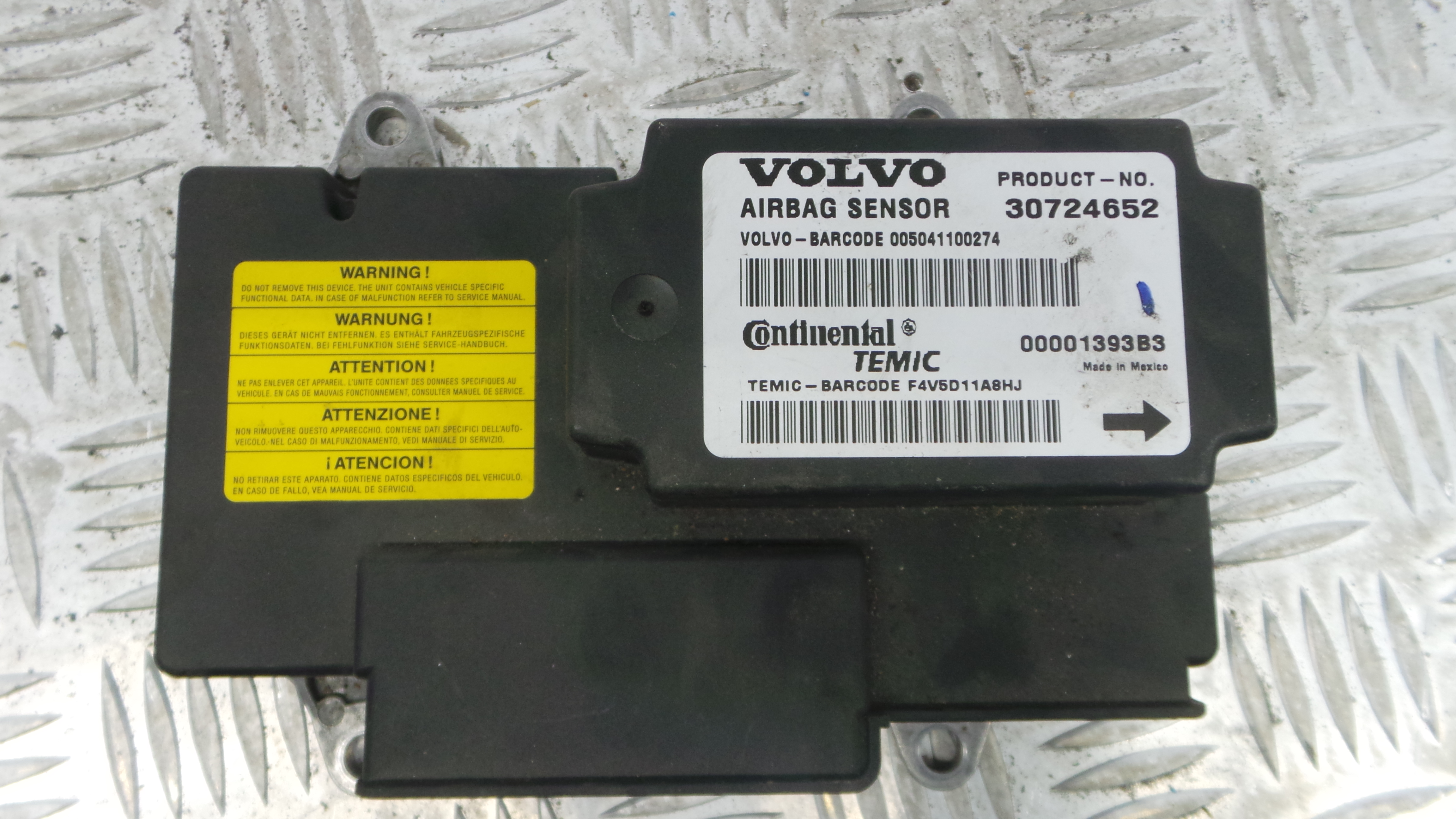 Centralina de Airbags 005441100274 - VOLVO V50 (545)-33152126