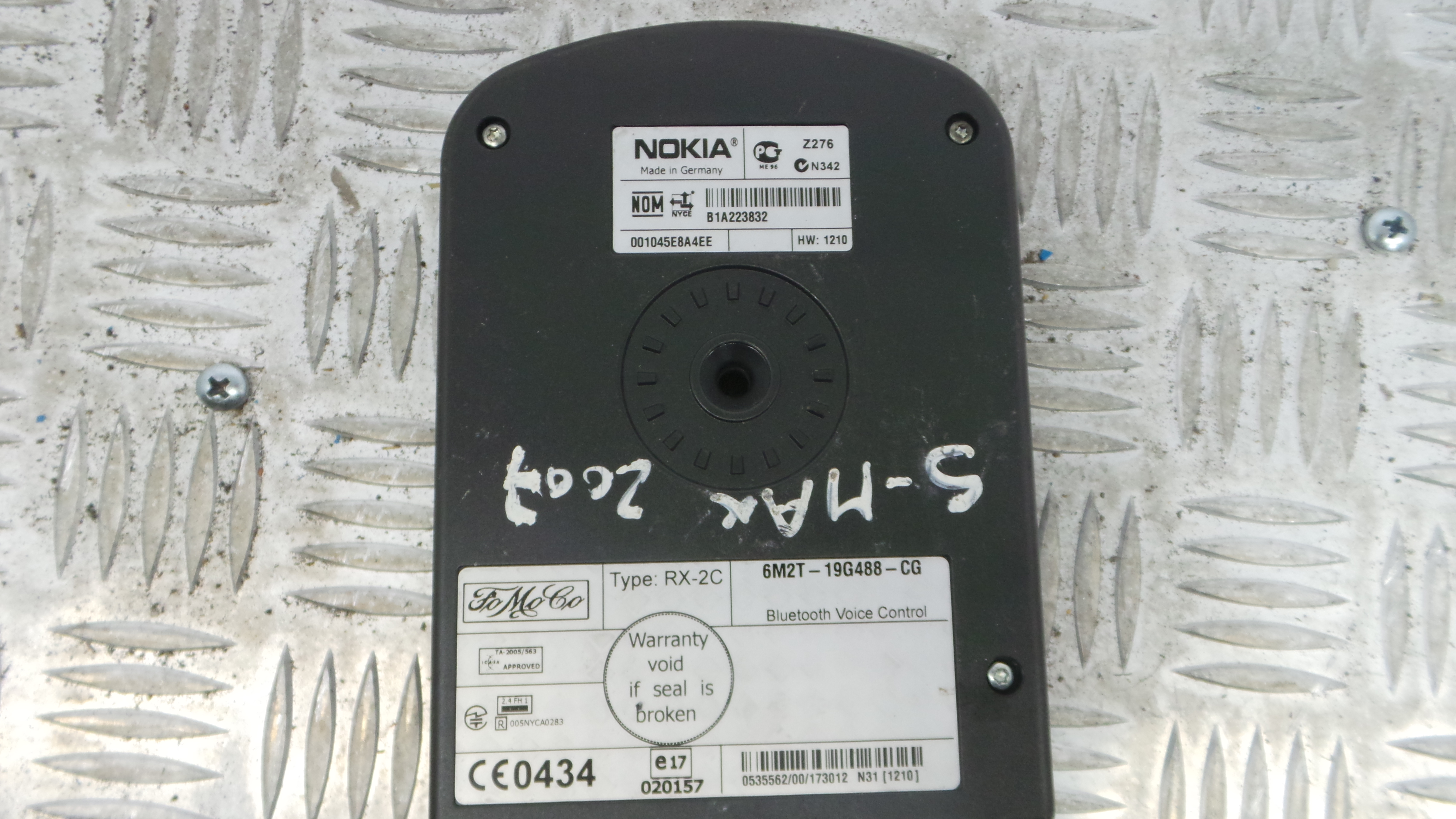 Auricular bluetooth 8M5T-19G488-CG - FORD S-MAX (WA6)-33152134