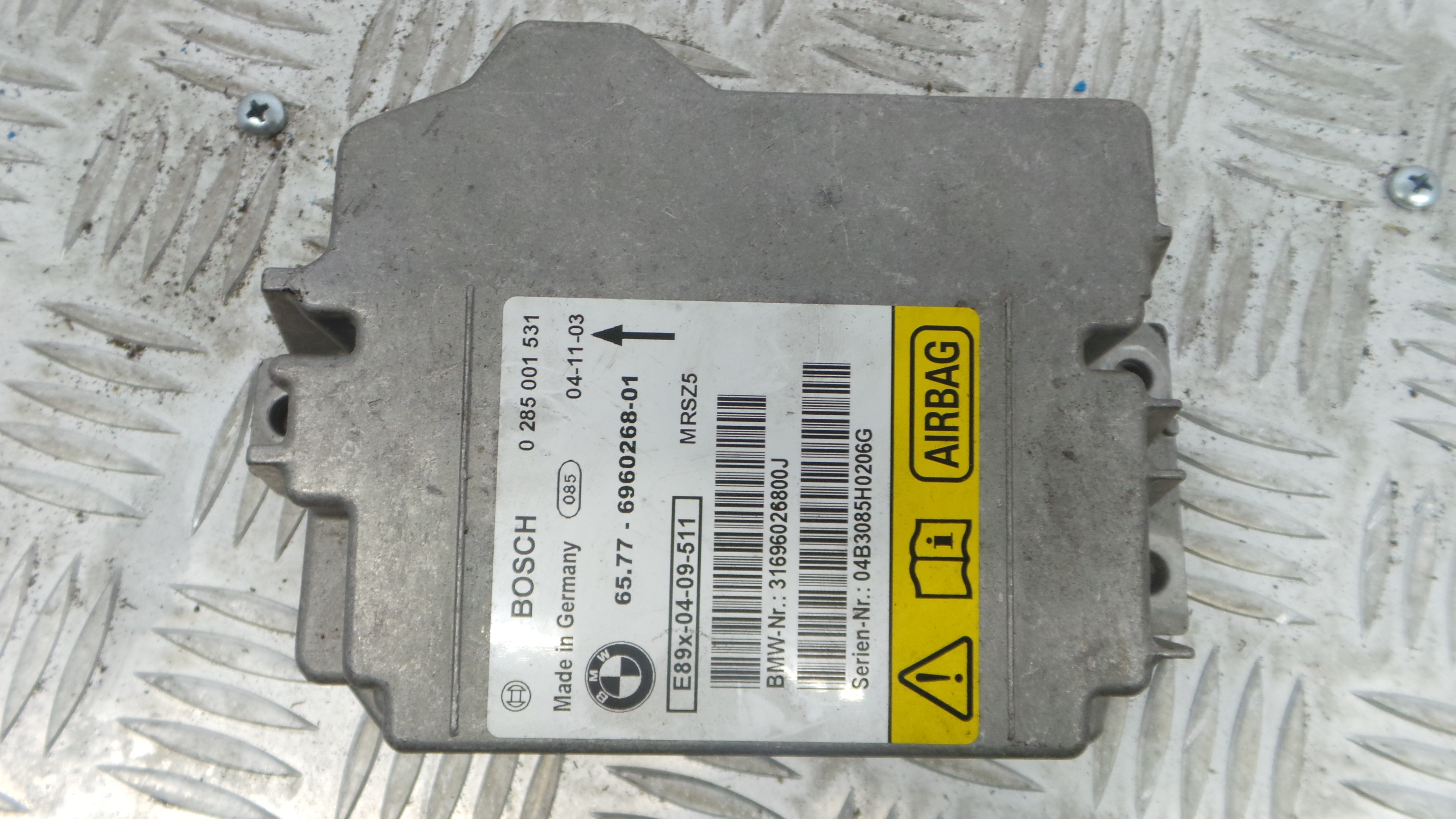 Centralina de Airbags 65.77-6960268-01 - BMW 1 (E87)-33158491
