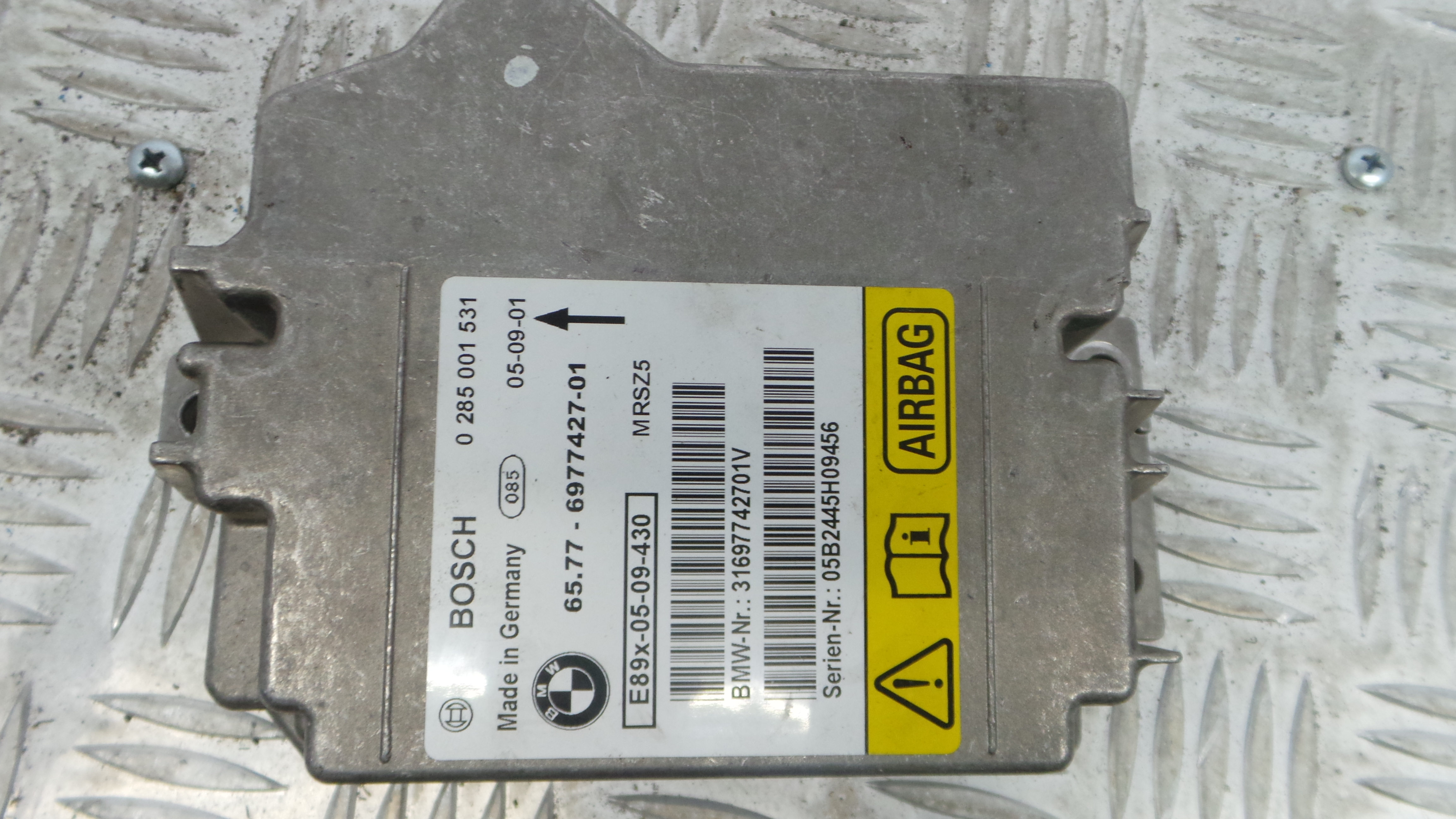 Centralina de Airbags 65.77-6977427-01 - BMW 3 (E46)-33158493