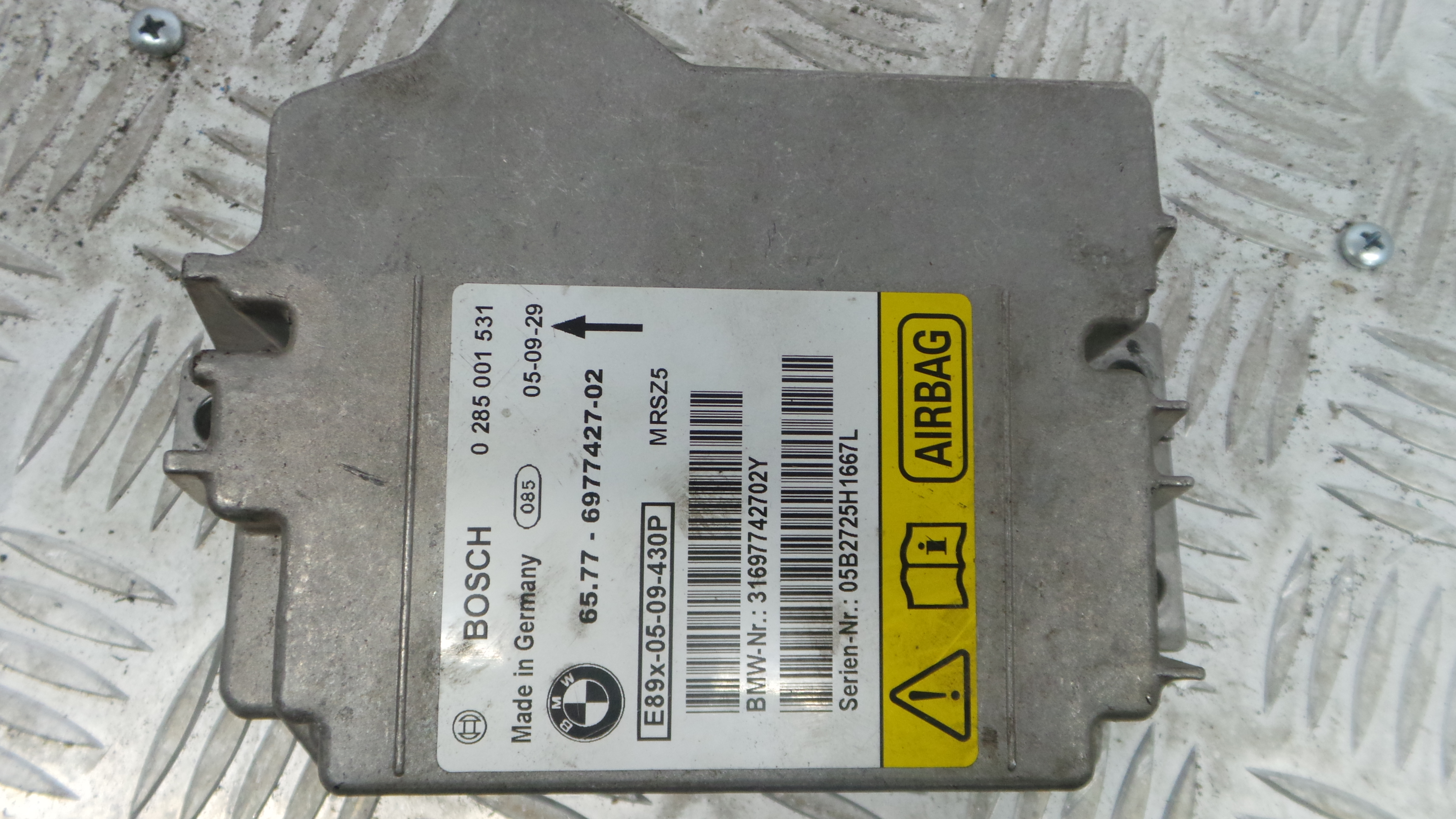 Centralina de Airbags 65.77-6977427-02 - BMW 1 (E87)-33158495