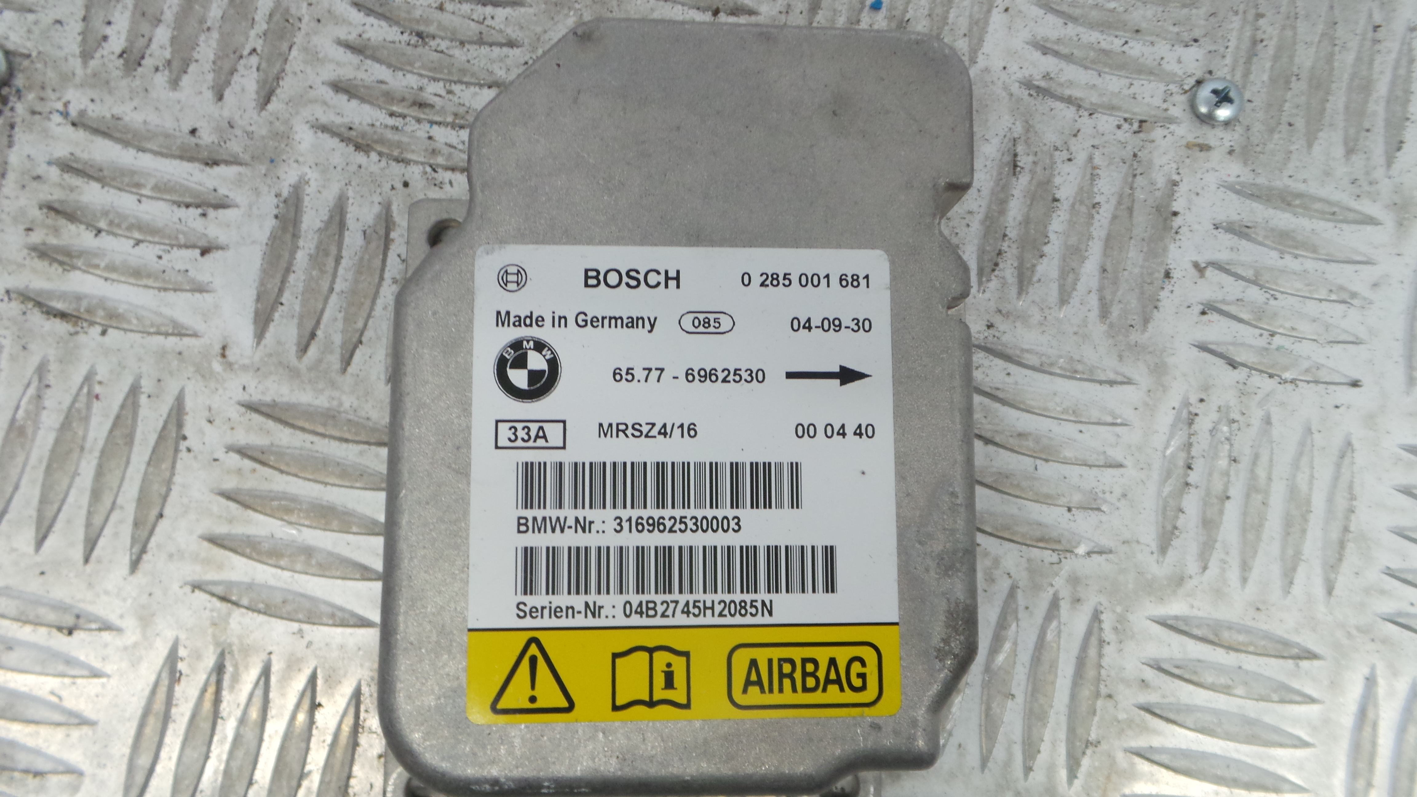 Centralina de Airbags 65.77-6962530 - BMW 3 (E46)-33158521
