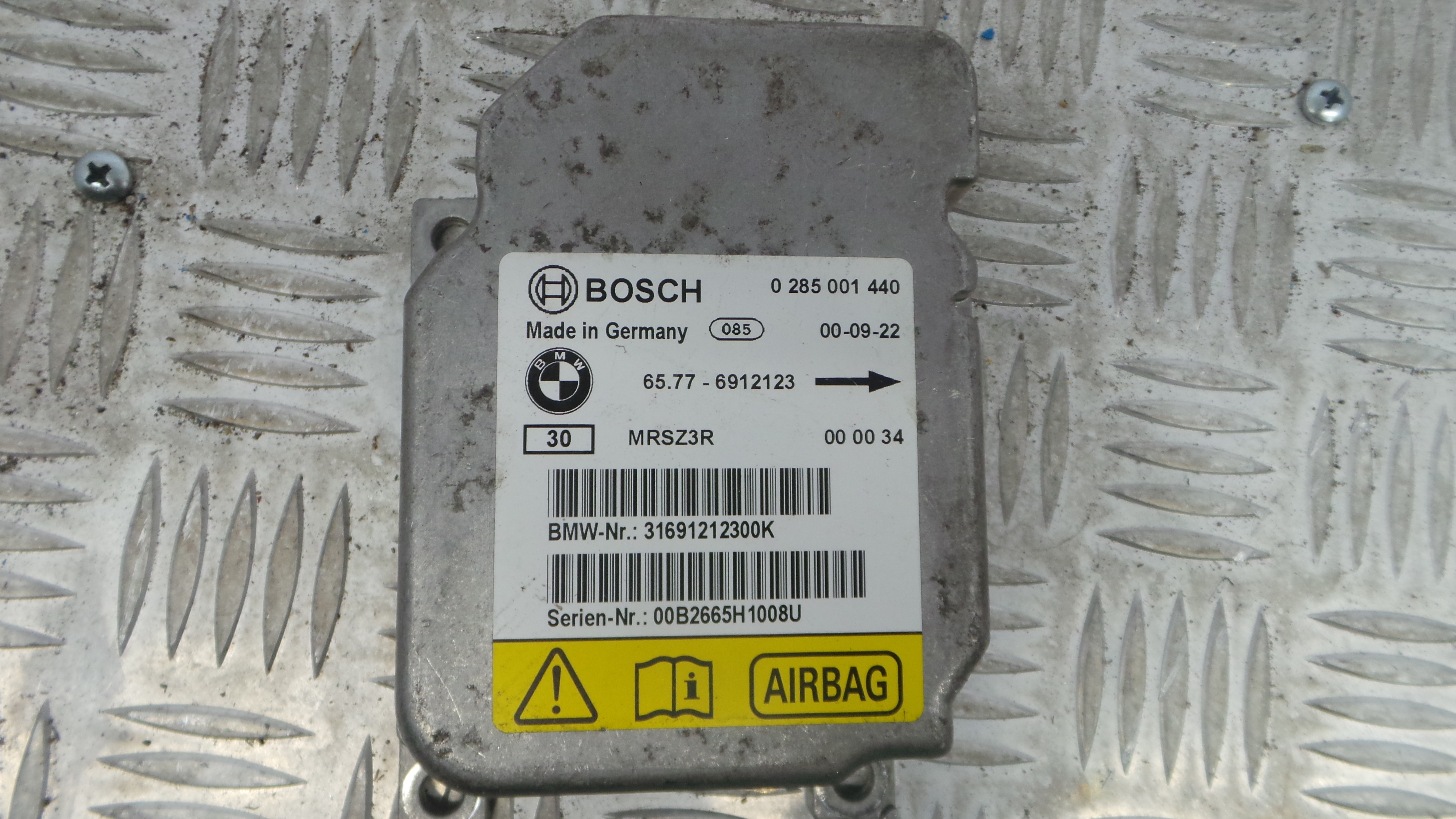 Centralina de Airbags 65.77-6912123 - BMW 3 (E46)-33158531