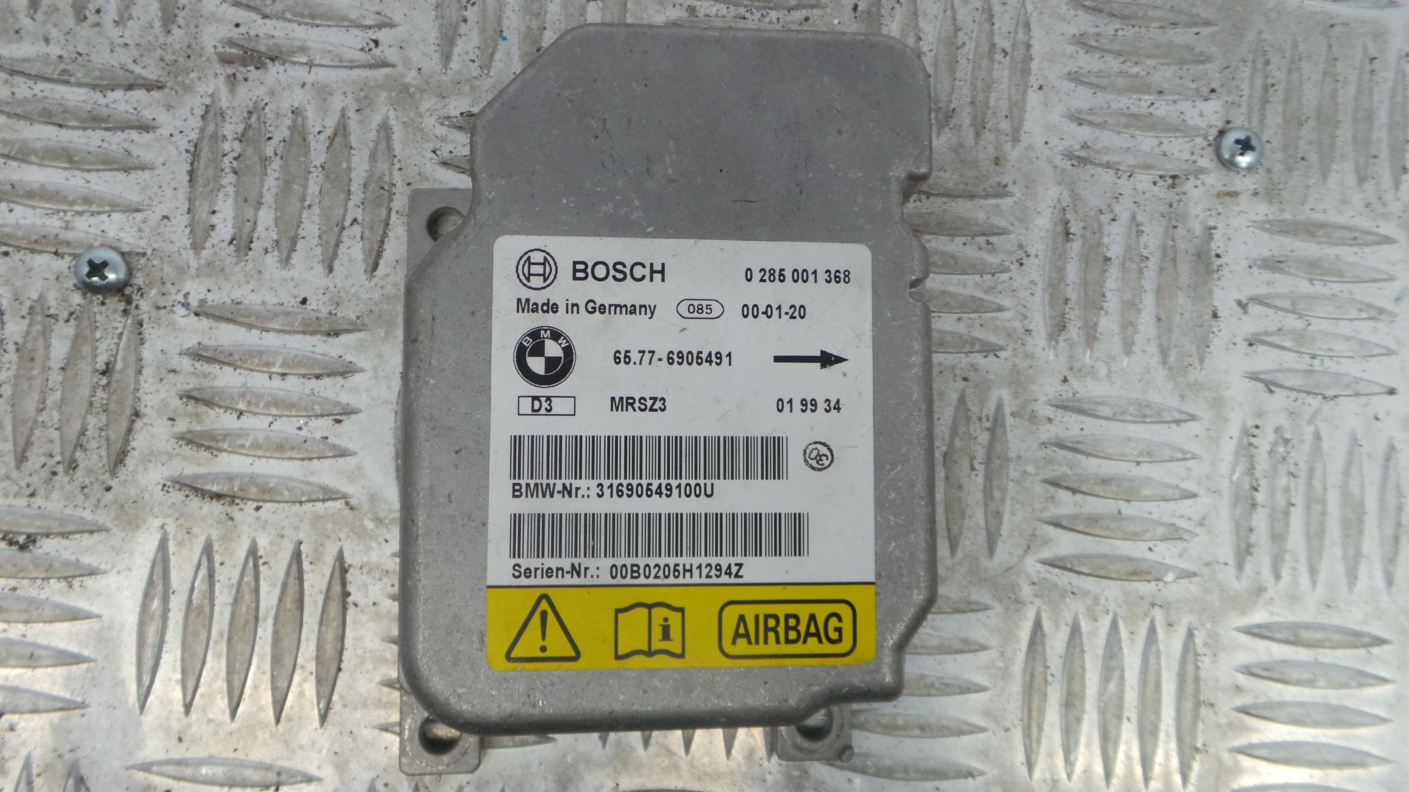 Centralina de Airbags 65.77-6905491 - BMW 3 (E46)-33158533