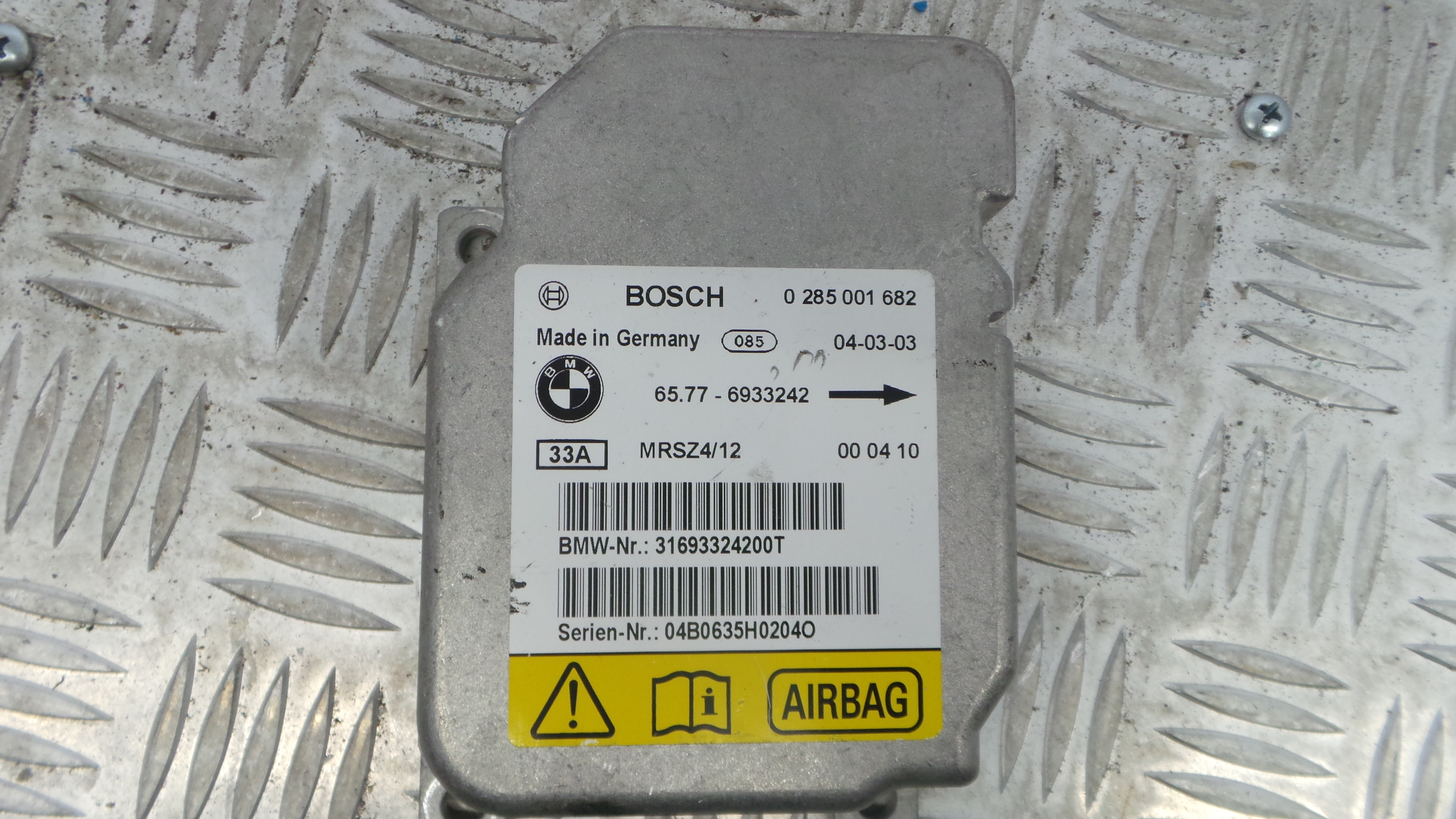 Centralina de Airbags 65.77-6933242 - MINI MINI (R50, R53)-33158549