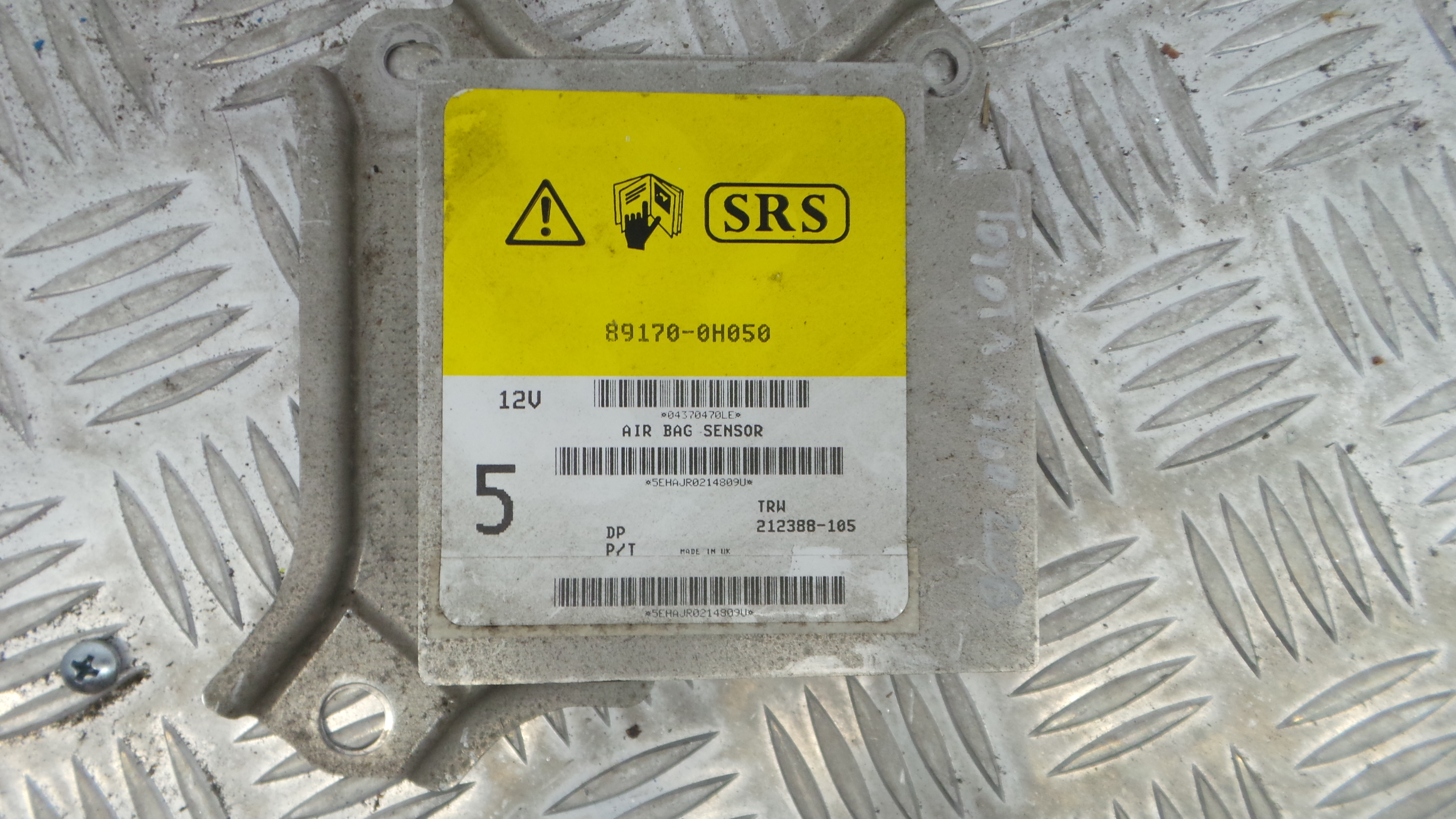 Centralina de Airbags 89170-0H050 - TOYOTA AYGO (_B1_)-33162353