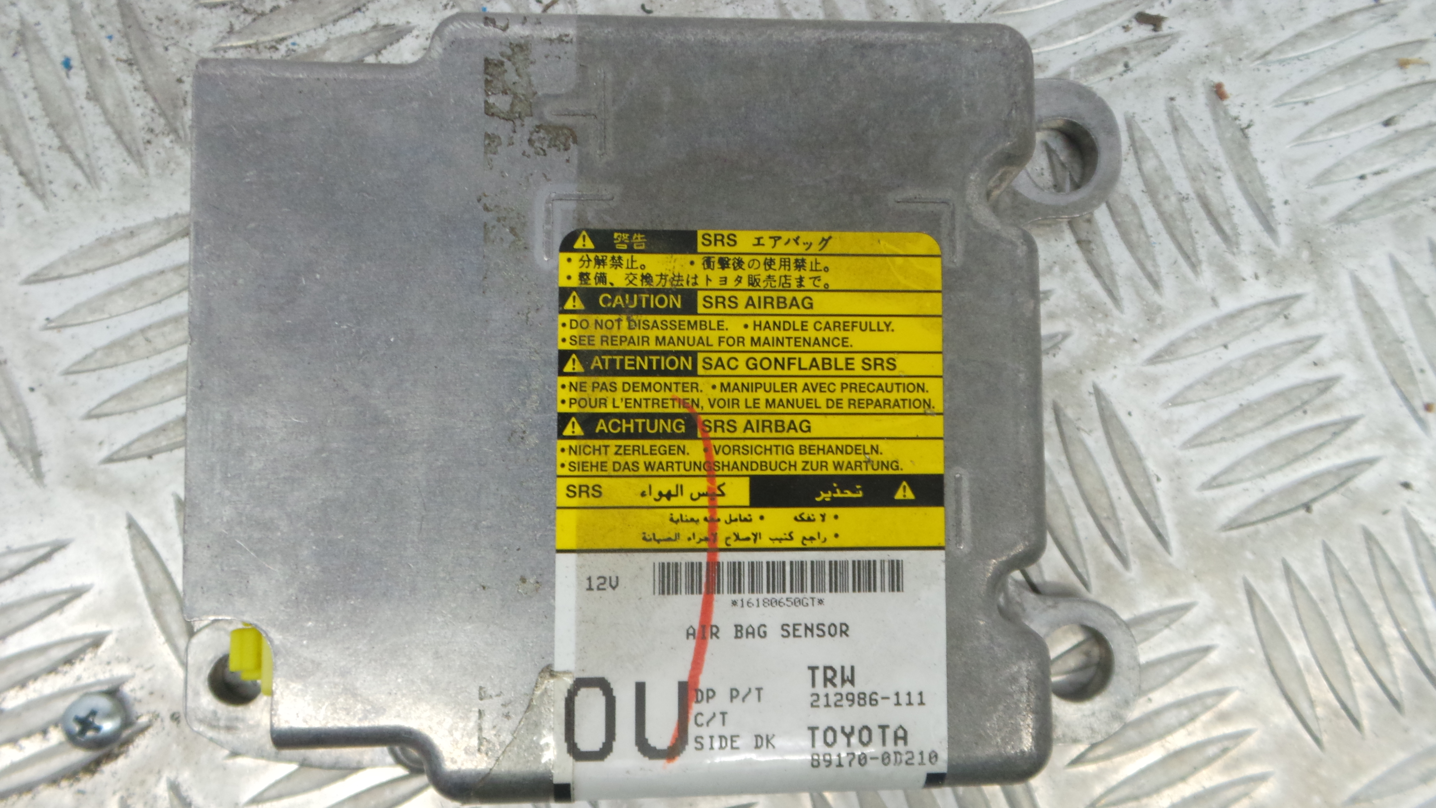 Centralina de Airbags 89170-0D210 - TOYOTA YARIS (_P9_), YARIS/VITZ (_P9_)-33162568