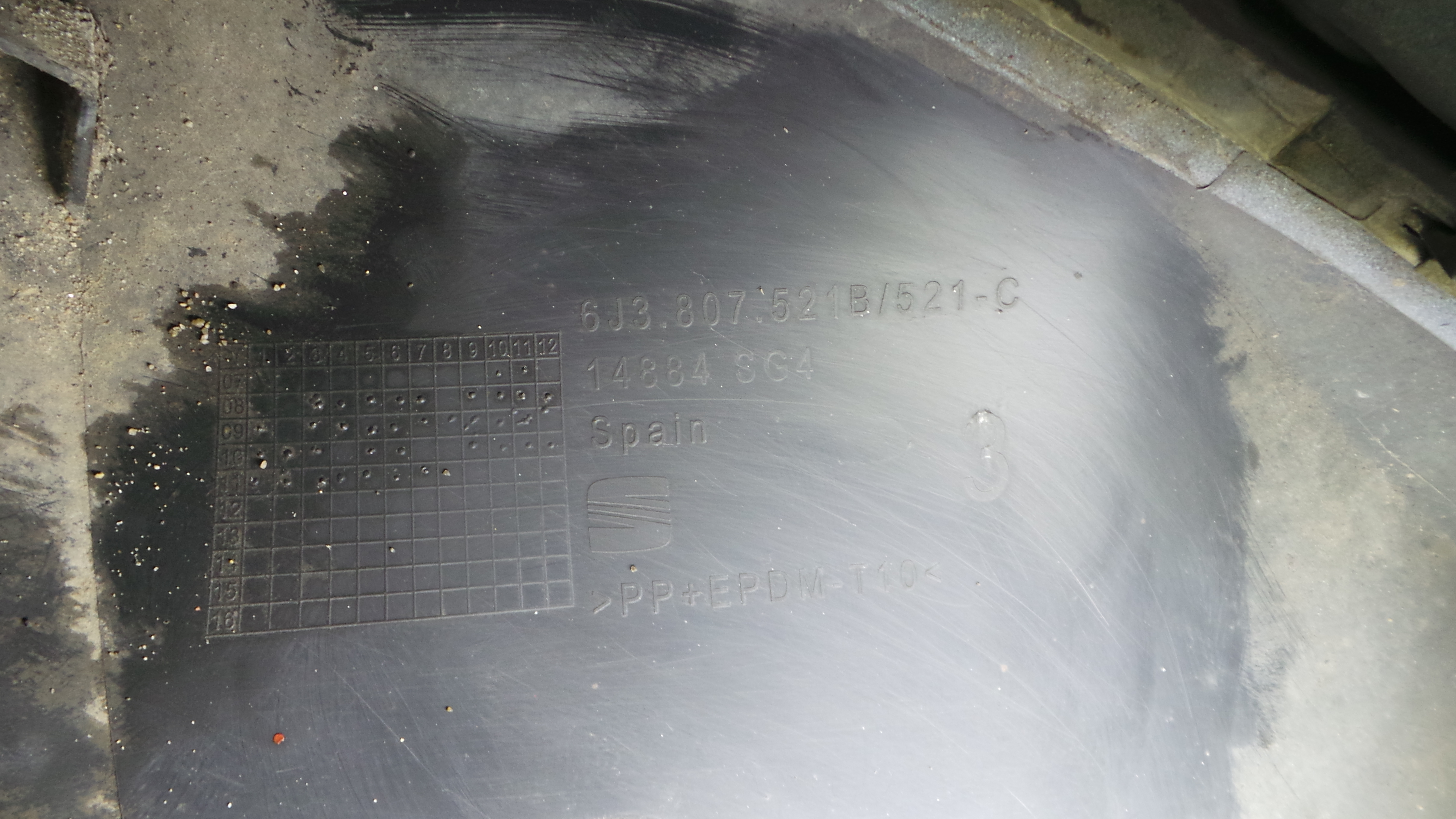 Para Choques de Trás 6J3807421 - SEAT IBIZA IV (6J5, 6P1), IBIZA Mk IV (6J5, 6P1)-33172688