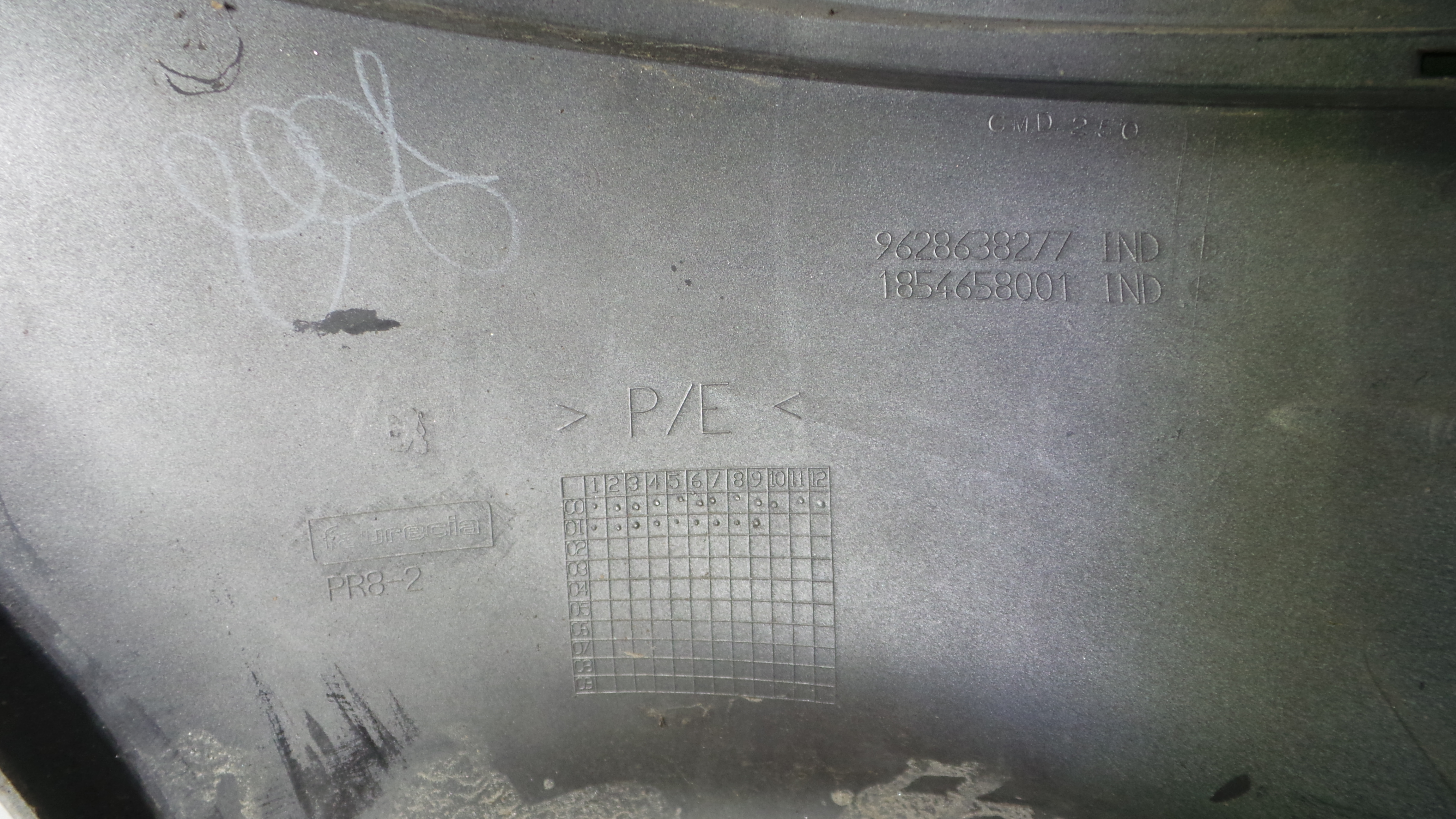 Para Choques de Trás 9628638277 - PEUGEOT 206 Hatchback (2A/C)-33172872