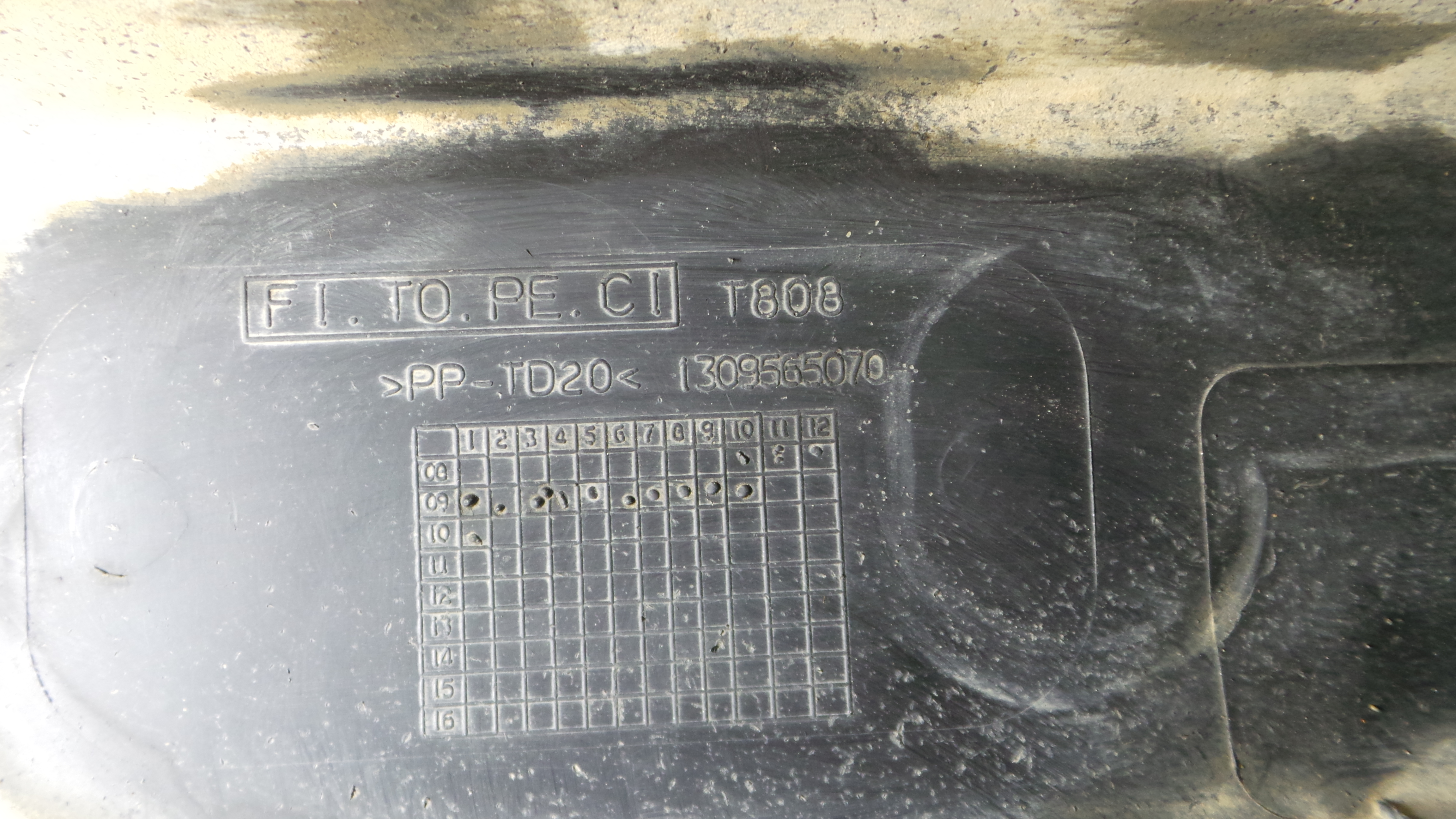 Para Choques de Trás 1309565070 - PEUGEOT BIPPER TEPEE-33173097