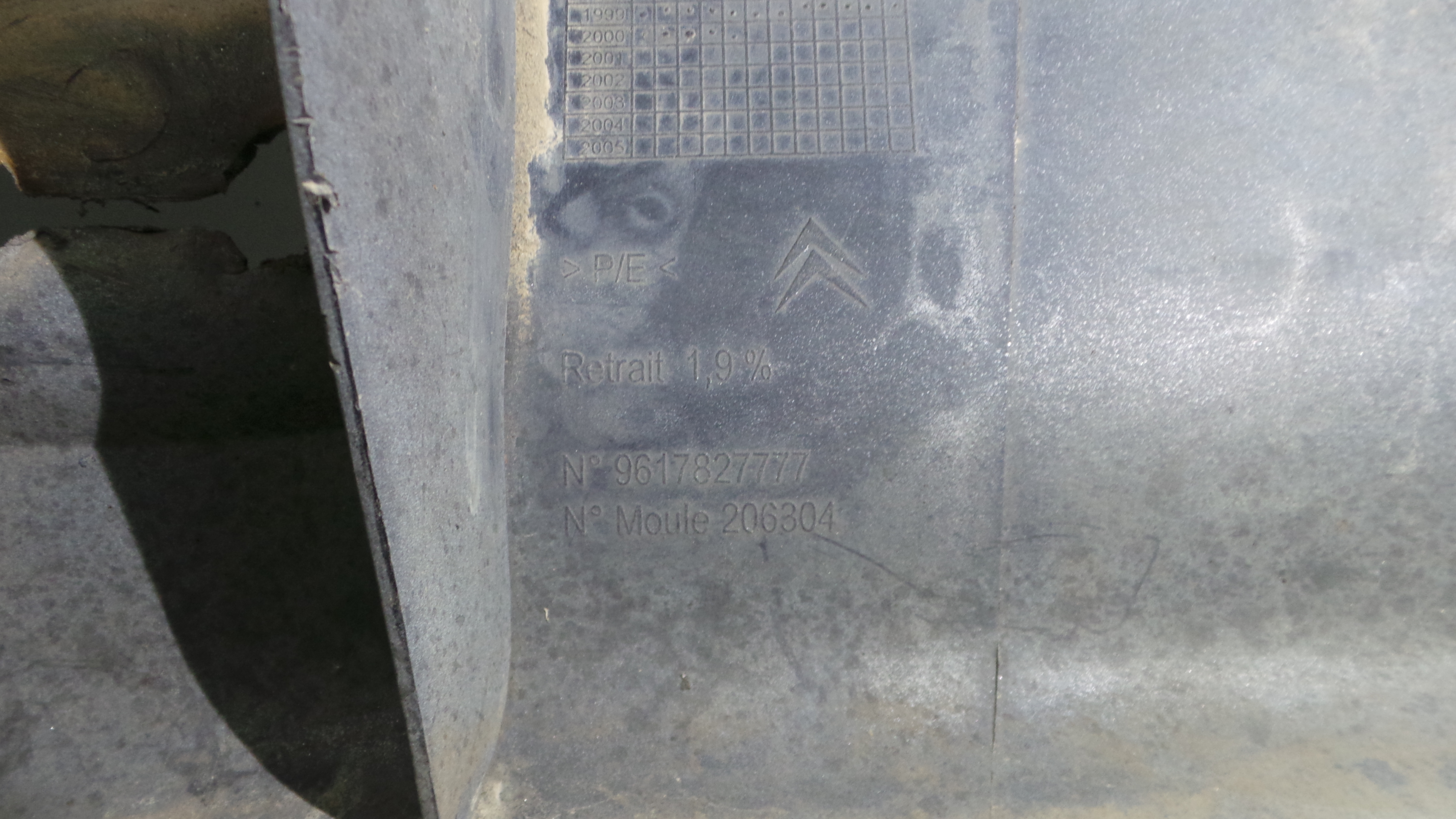 Para Choques de Trás 9617827777 - CITROËN SAXO (S0, S1)-33173103