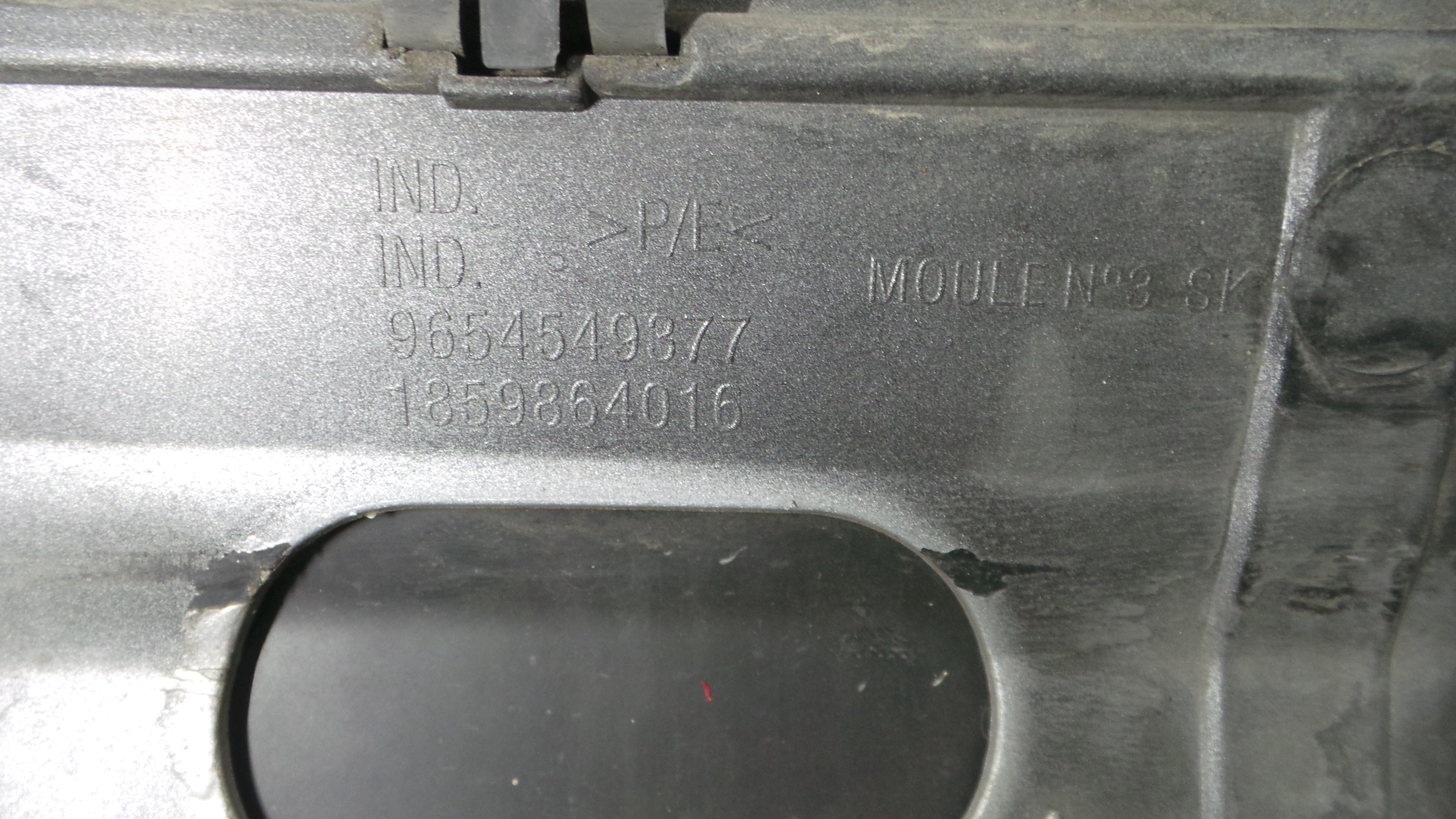 Para Choques de Trás 9654549377 - PEUGEOT 207 (WA_, WC_), 207/207+ (WA_, WC_)-33173325